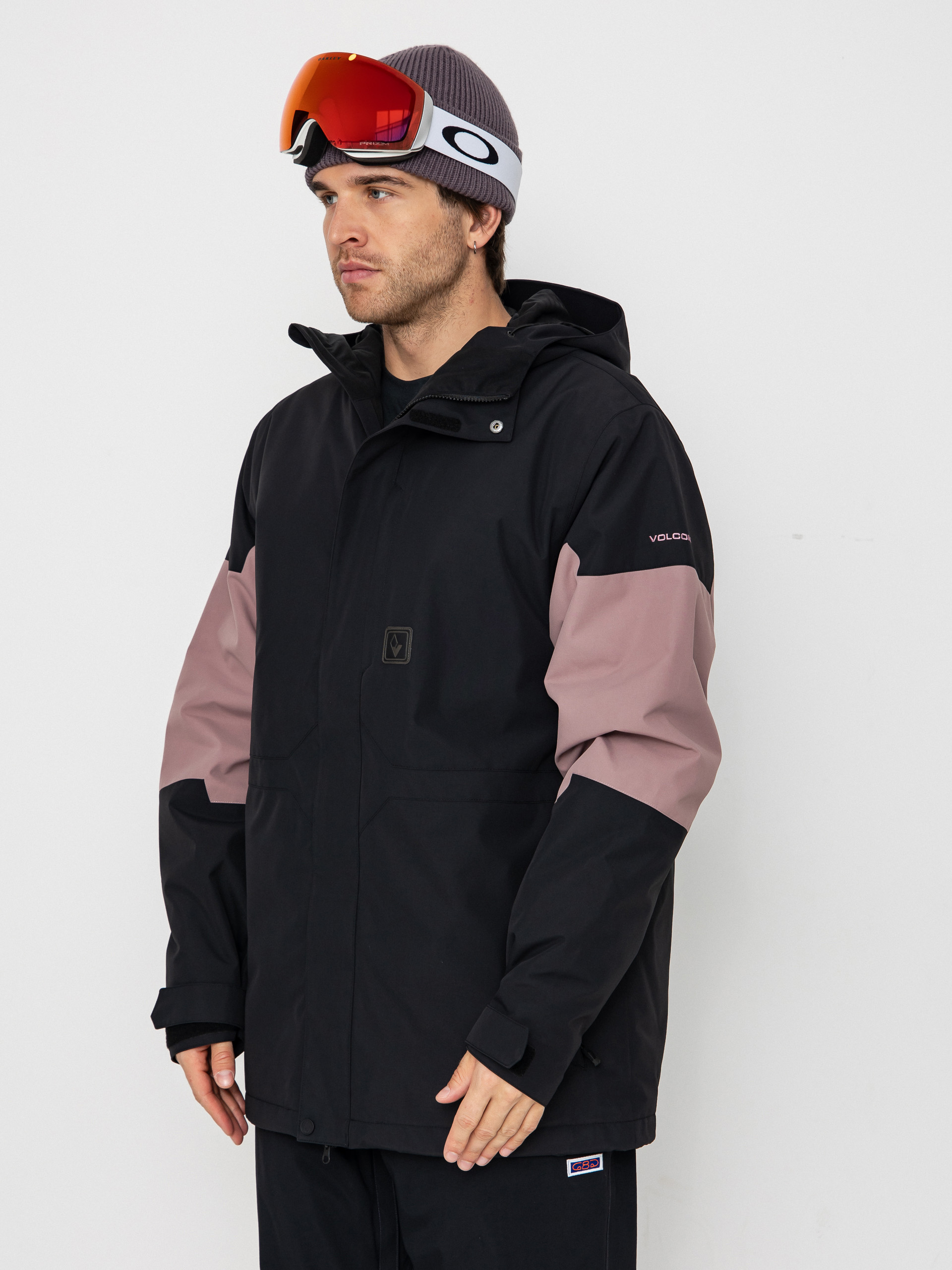 Herren Volcom Primry Ins Snowboard Jacke (mauve)