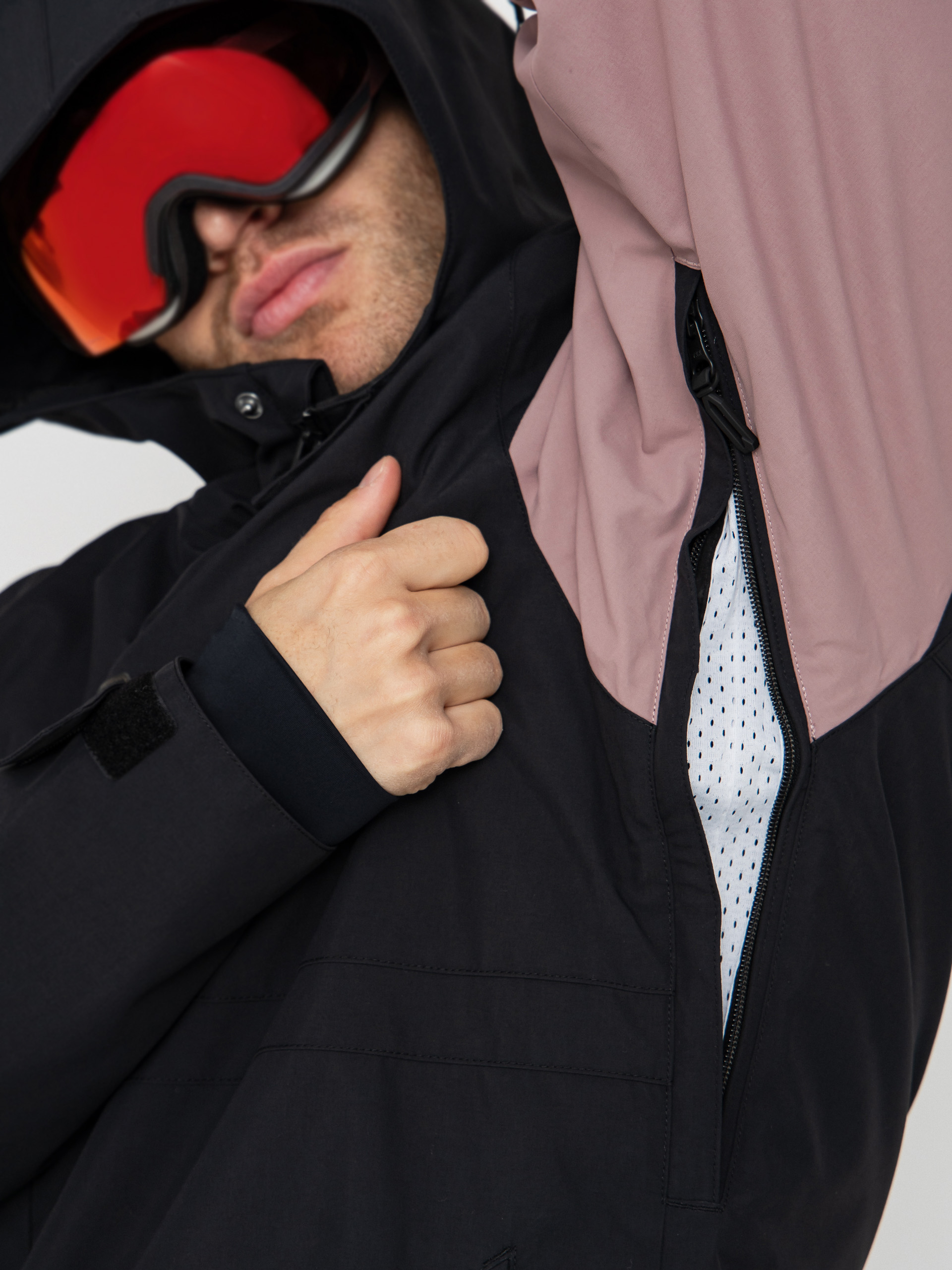 Herren Volcom Primry Ins Snowboard Jacke (mauve)