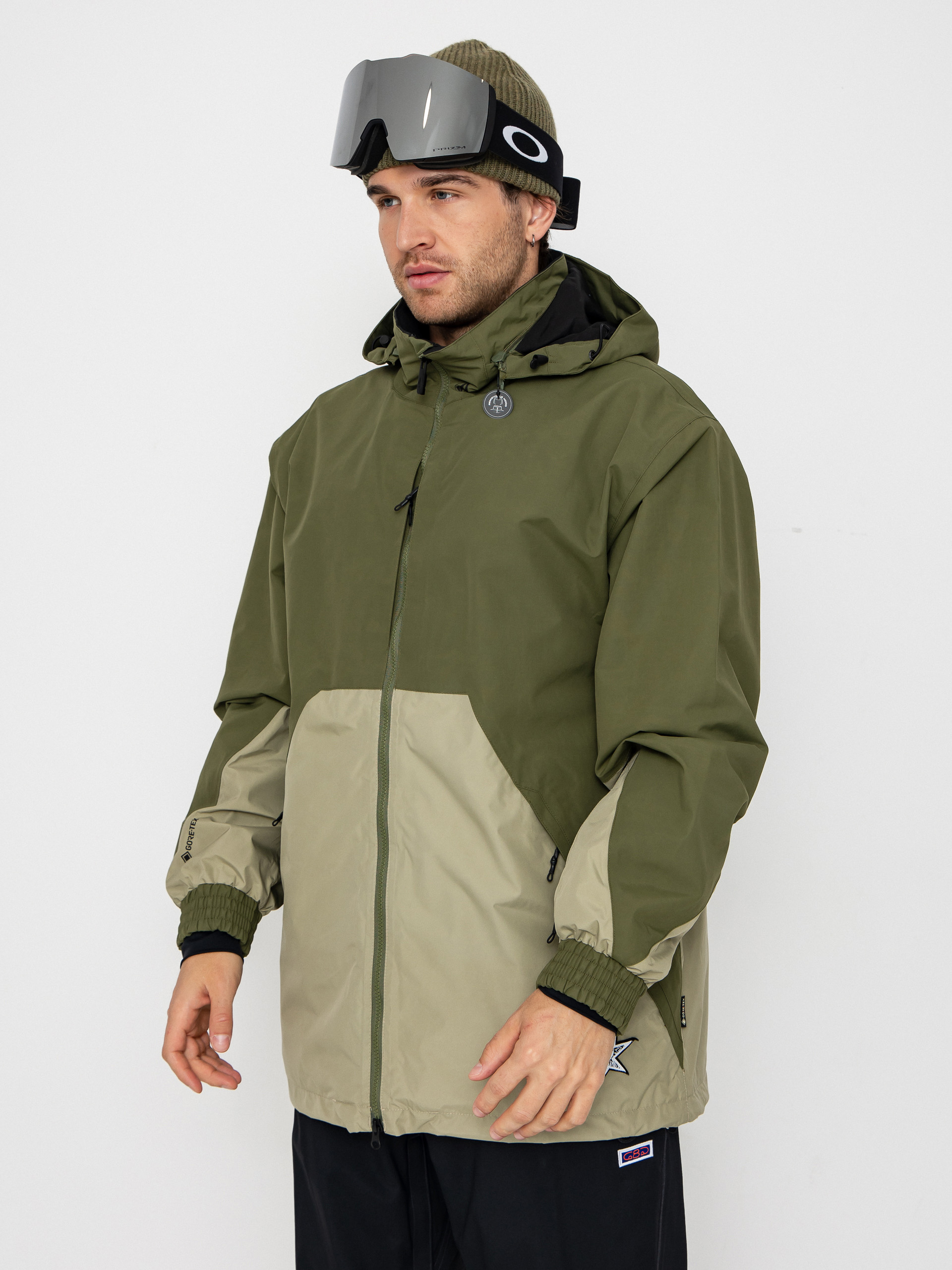 Mens Volcom Longo Gore Tex Snowboard jacket (dark olive)