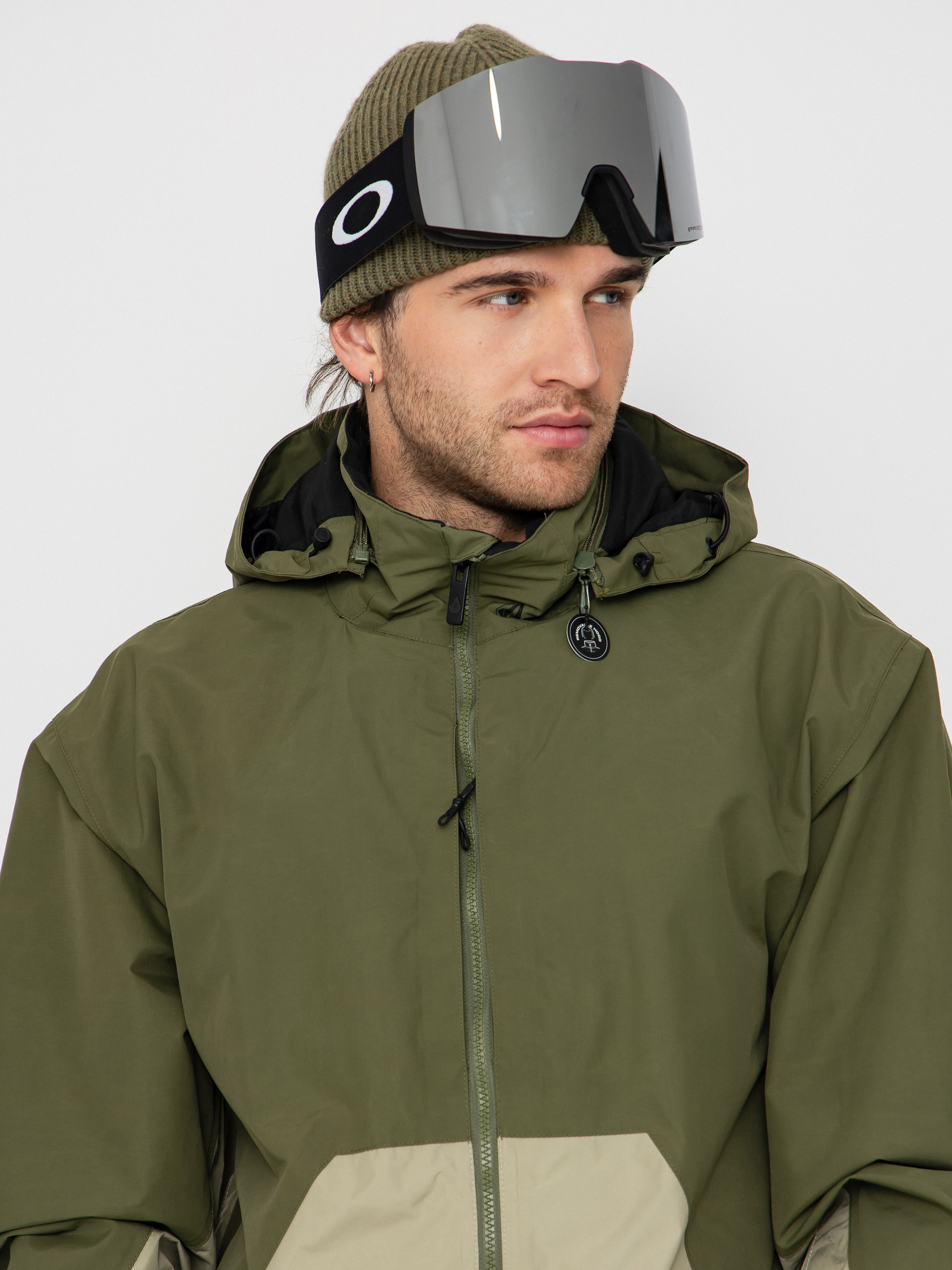 Herren Volcom Longo Gore Tex Snowboard Jacke (dark olive)