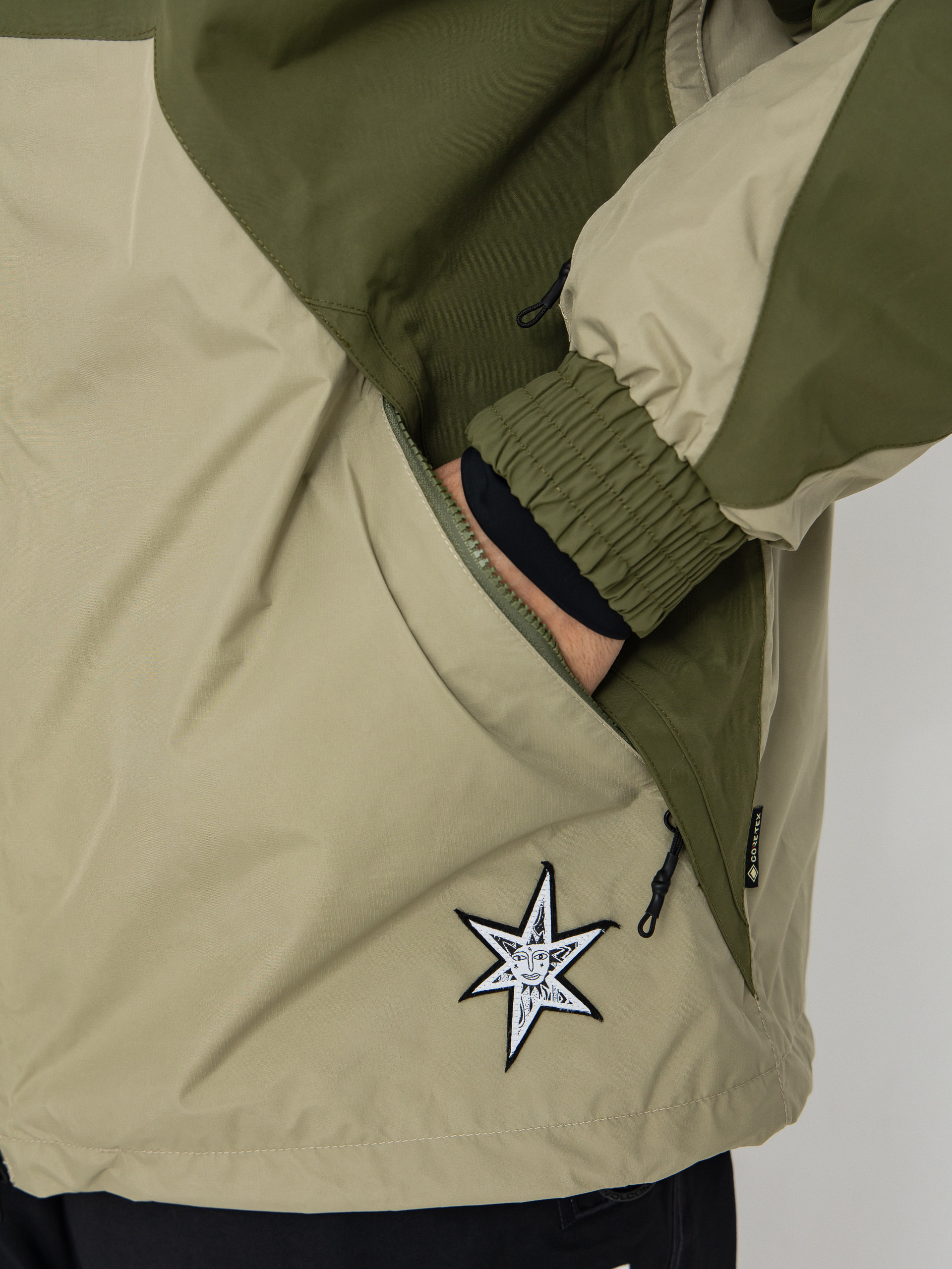 Mens Volcom Longo Gore Tex Snowboard jacket (dark olive)