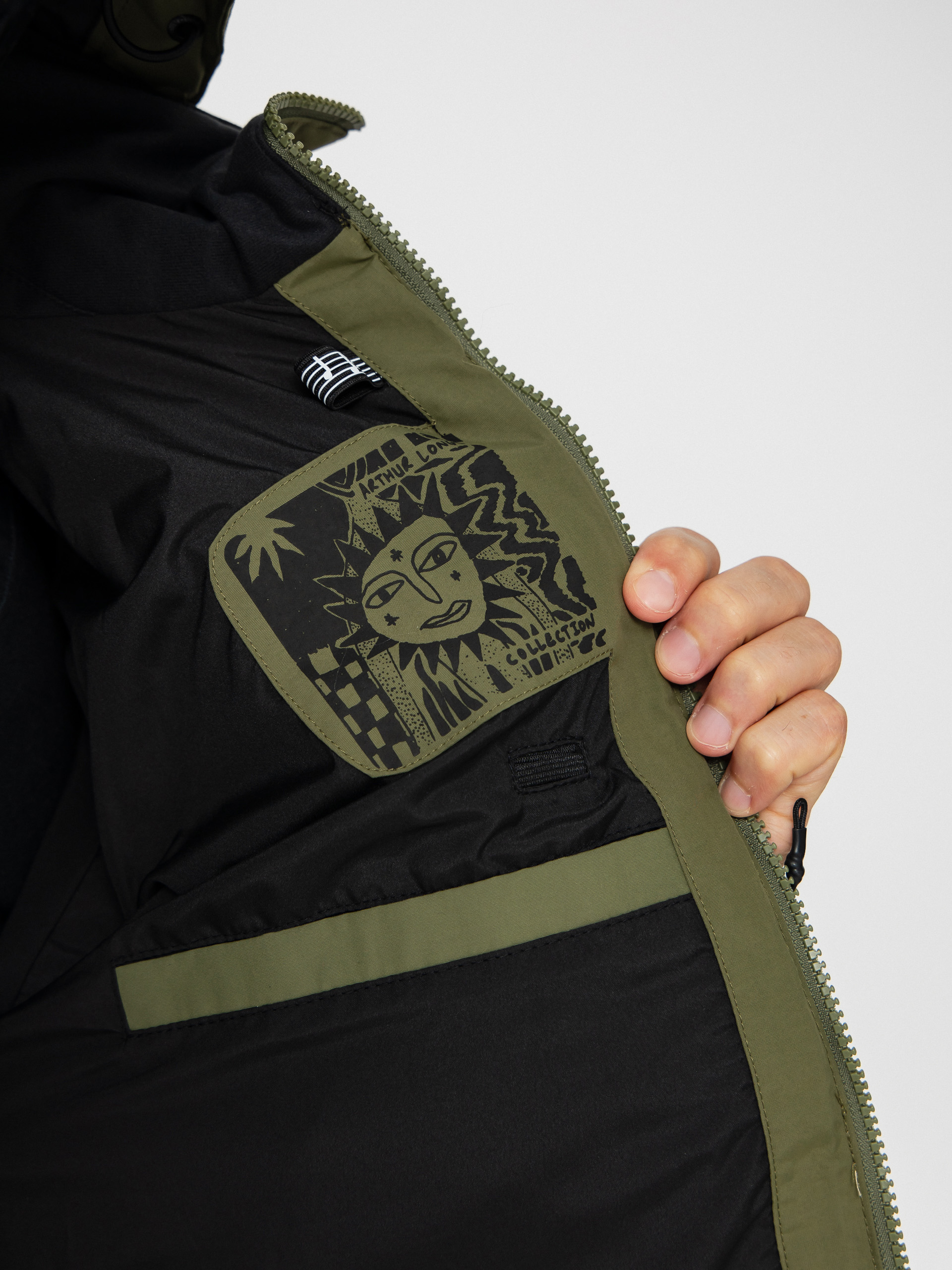 Mens Volcom Longo Gore Tex Snowboard jacket (dark olive)