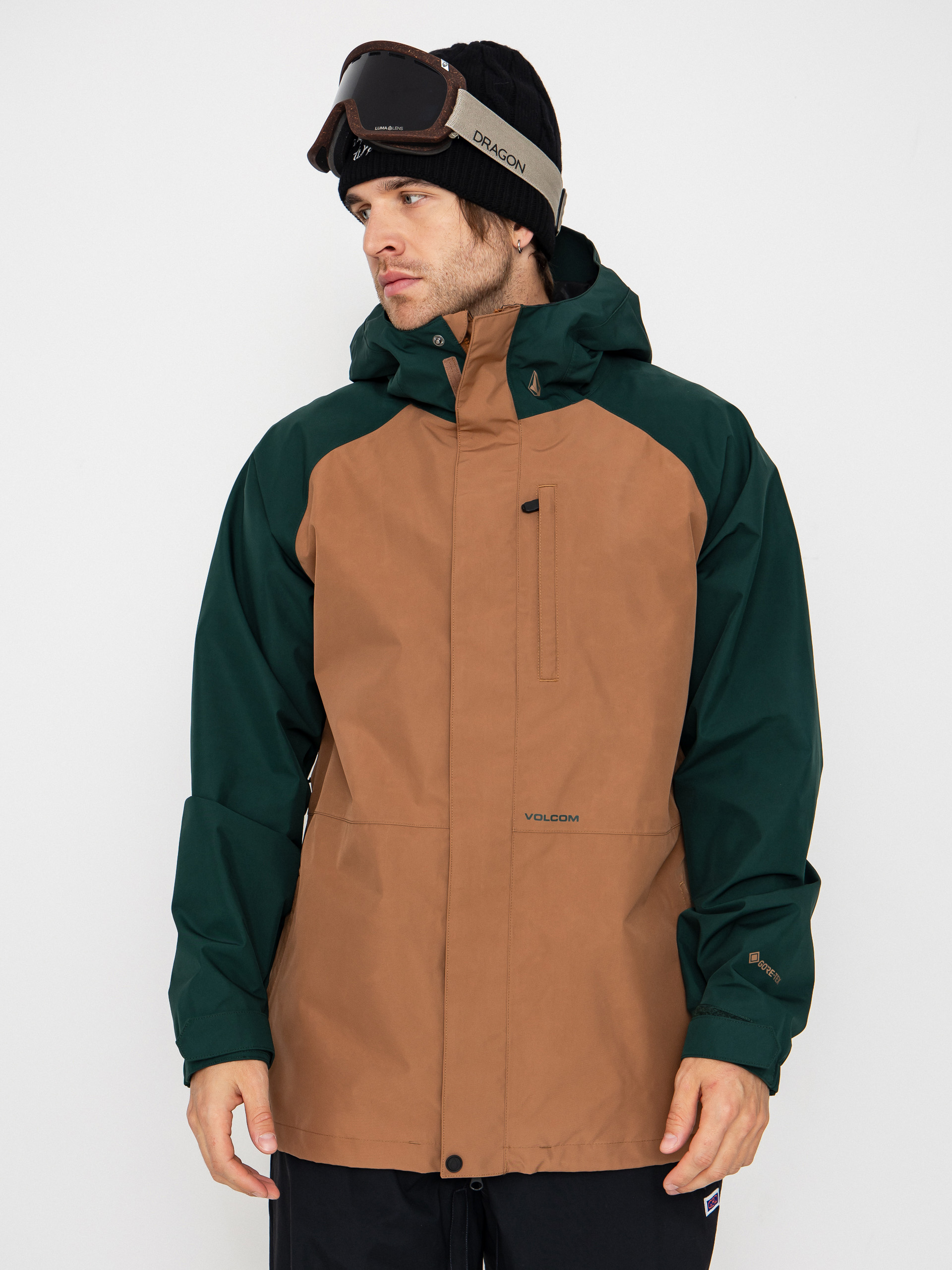 Herren Volcom Dua Gore Tex Snowboard Jacke (terra brown)