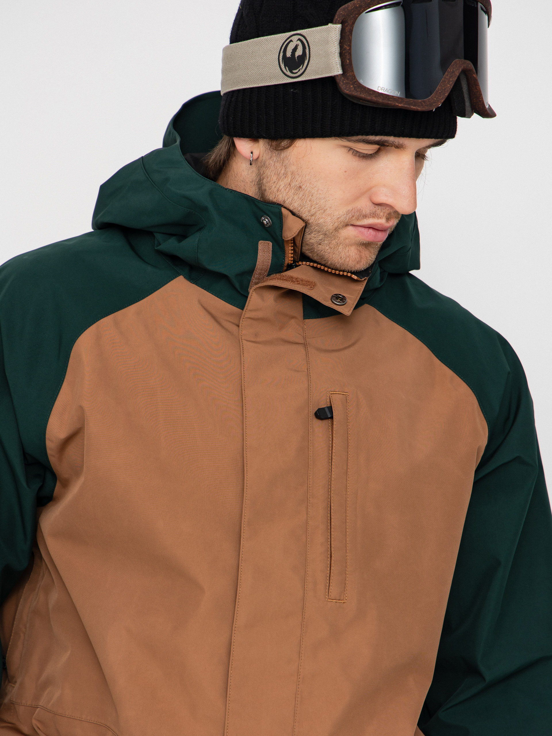 Herren Volcom Dua Gore Tex Snowboard Jacke (terra brown)