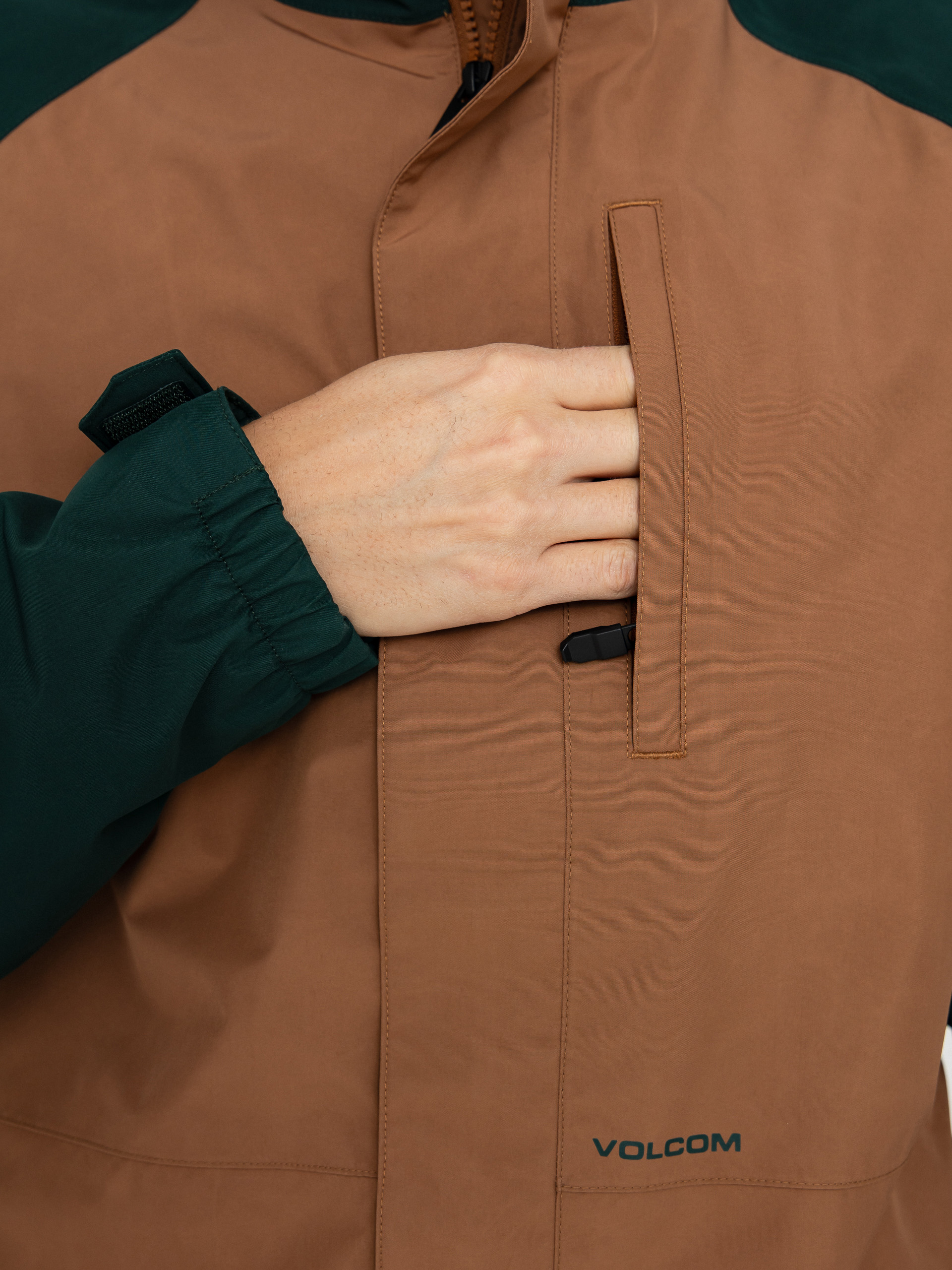 Herren Volcom Dua Gore Tex Snowboard Jacke (terra brown)
