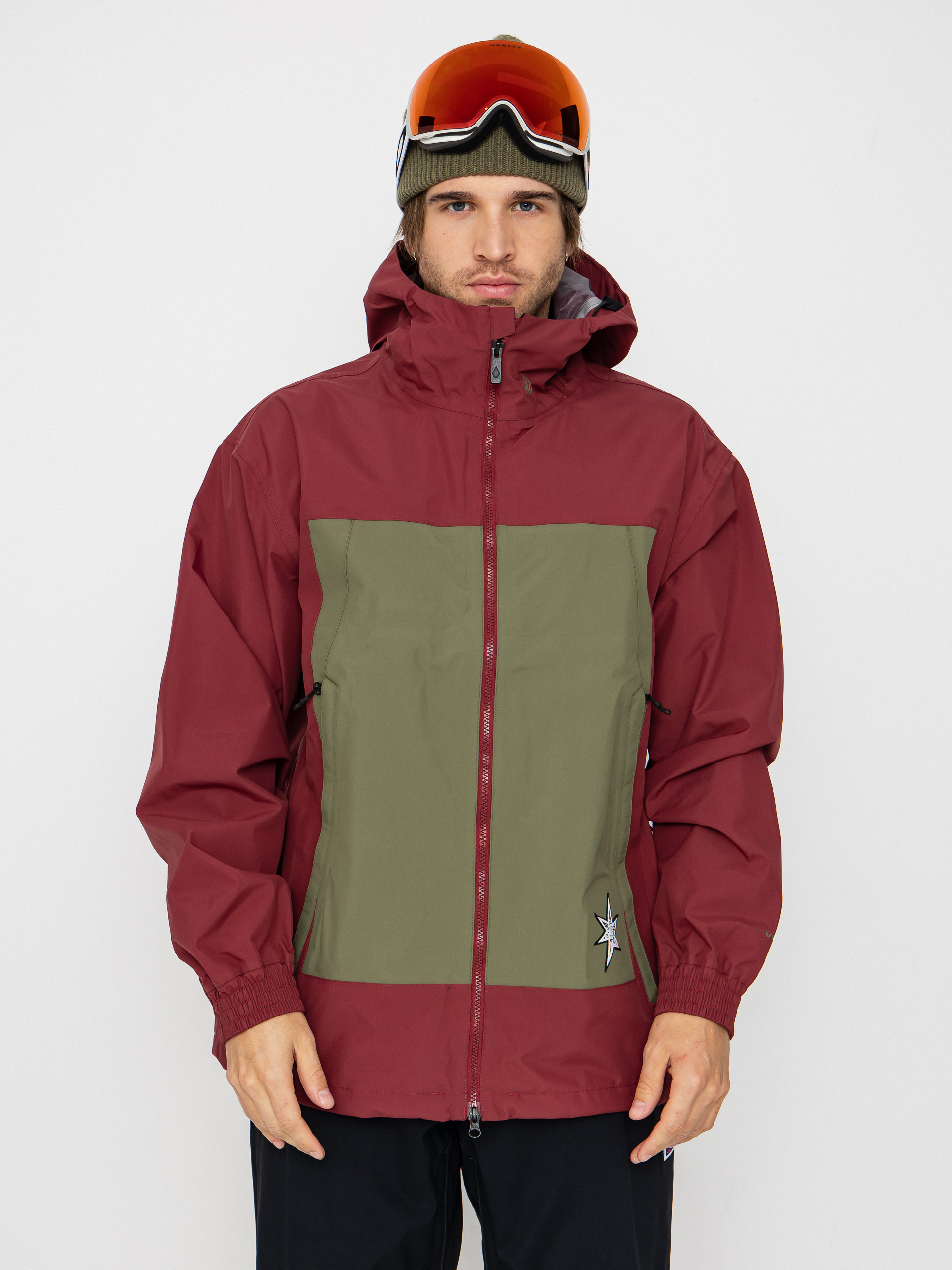 Volcom Snowboard jacket Arthur 3L - red (burnt red)
