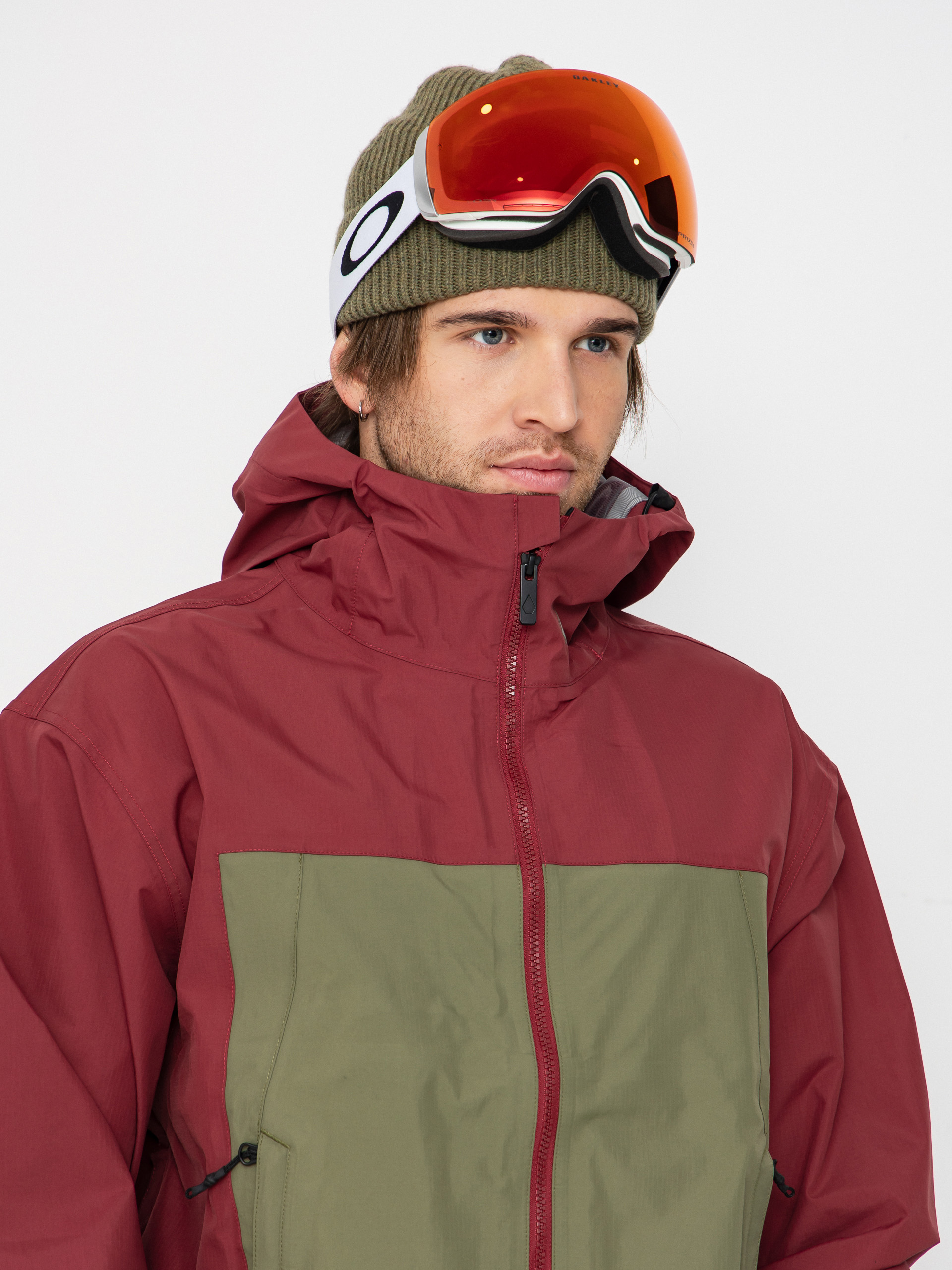 Mens Volcom Snowboard jacket Arthur 3L (burnt red)