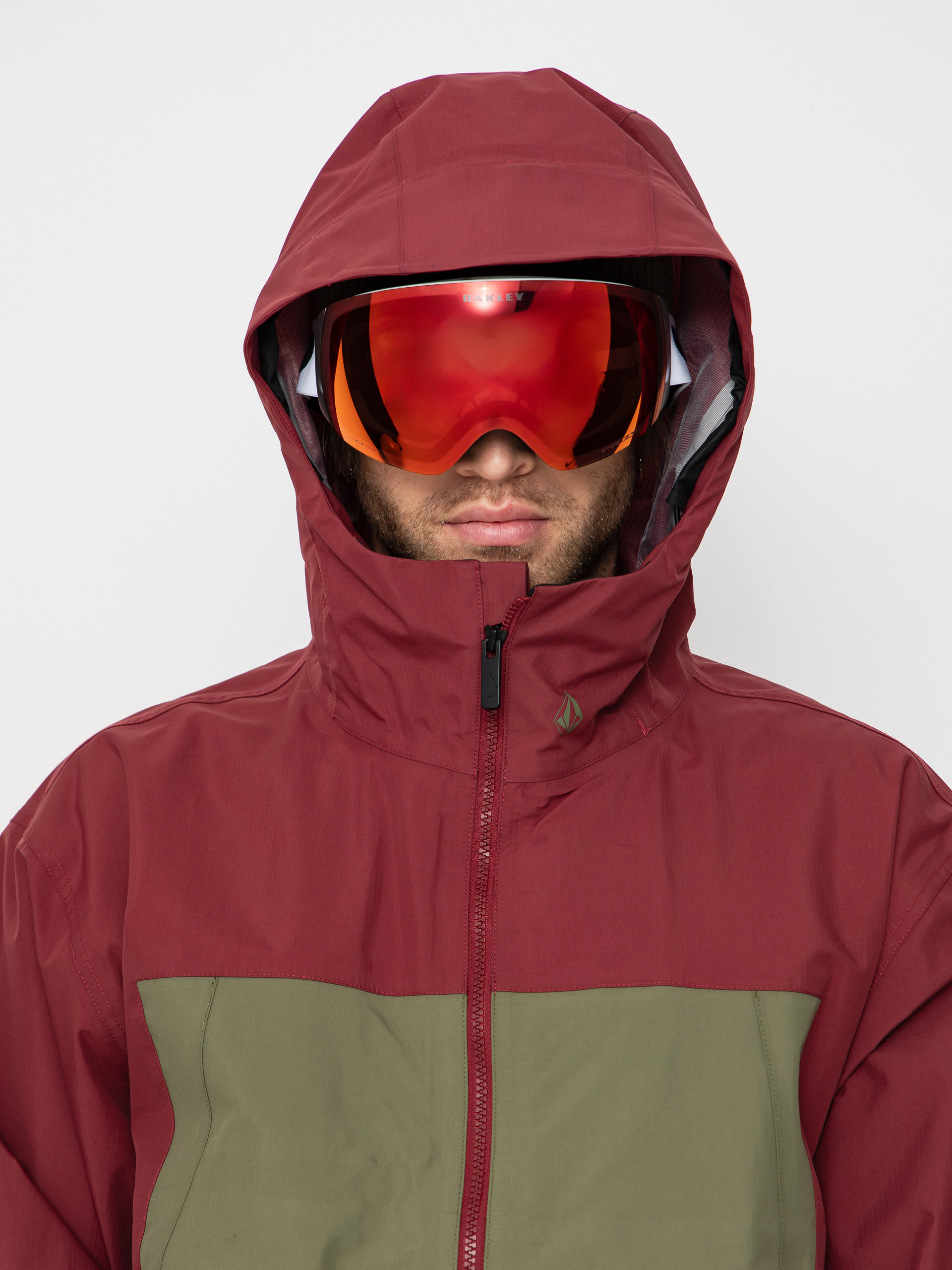 Volcom Snowboard jacket Arthur 3L - red (burnt red)
