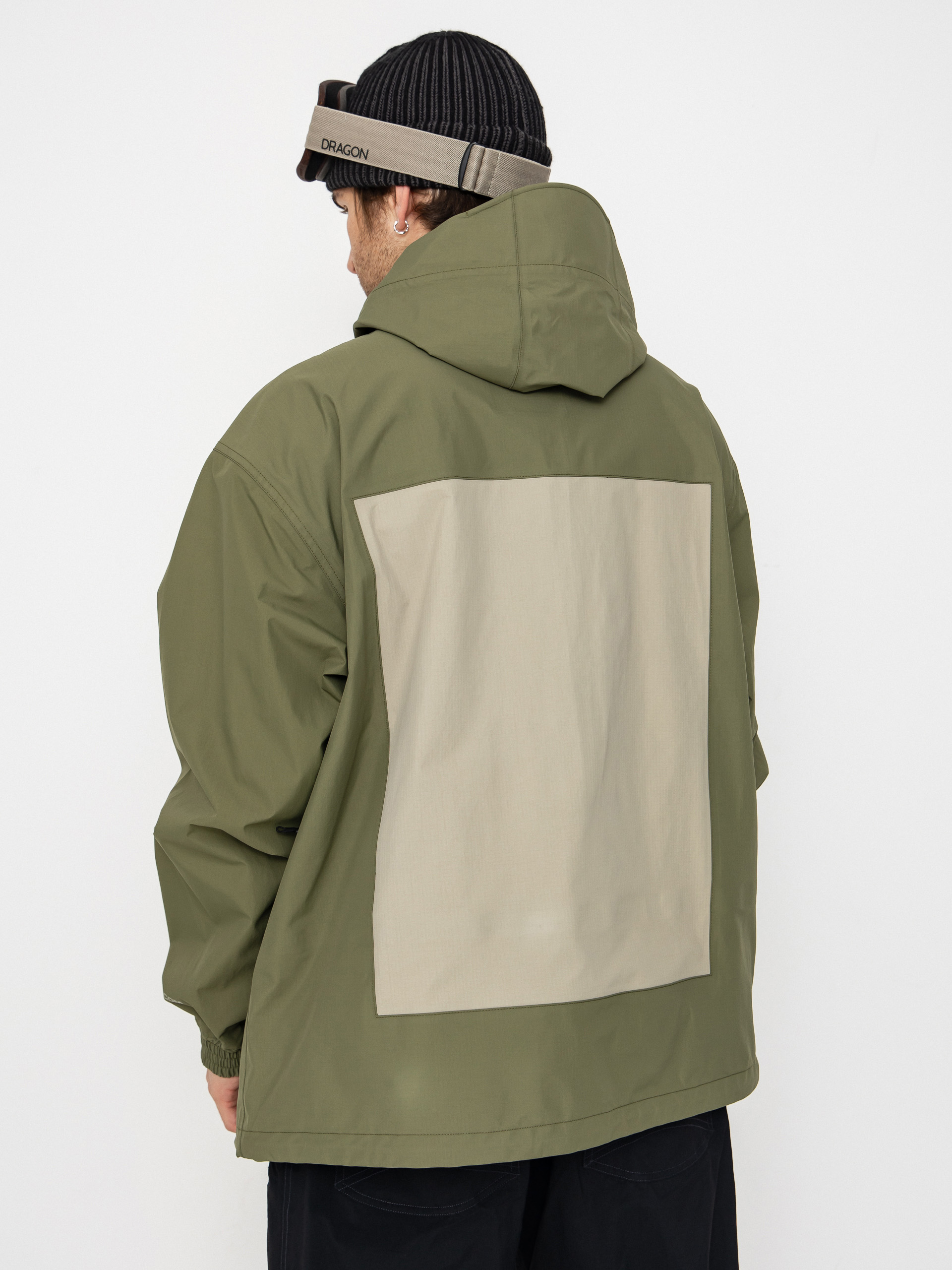 Mens Volcom Snowboard jacket Arthur 3L (dark olive)