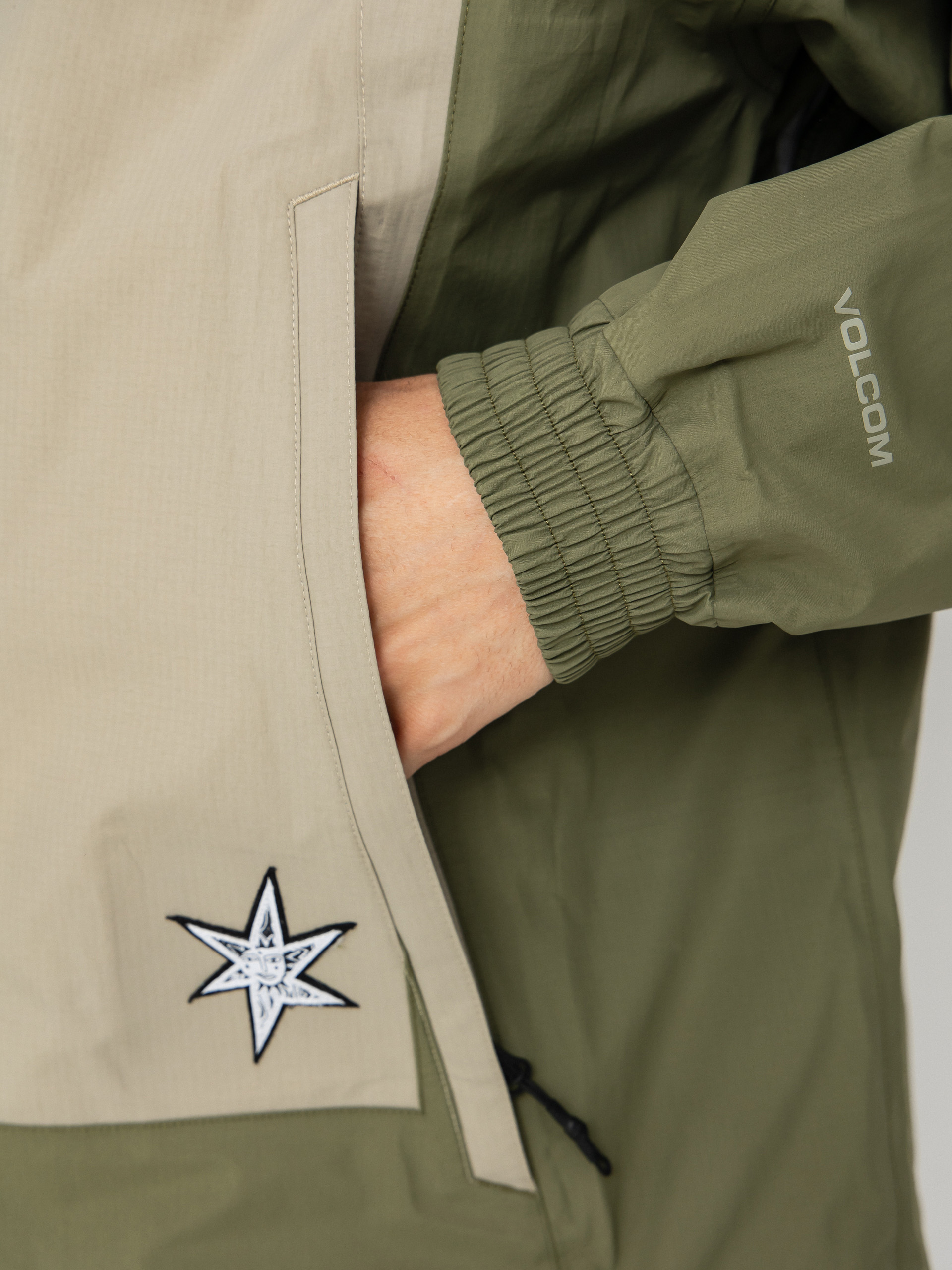 Mens Volcom Snowboard jacket Arthur 3L (dark olive)