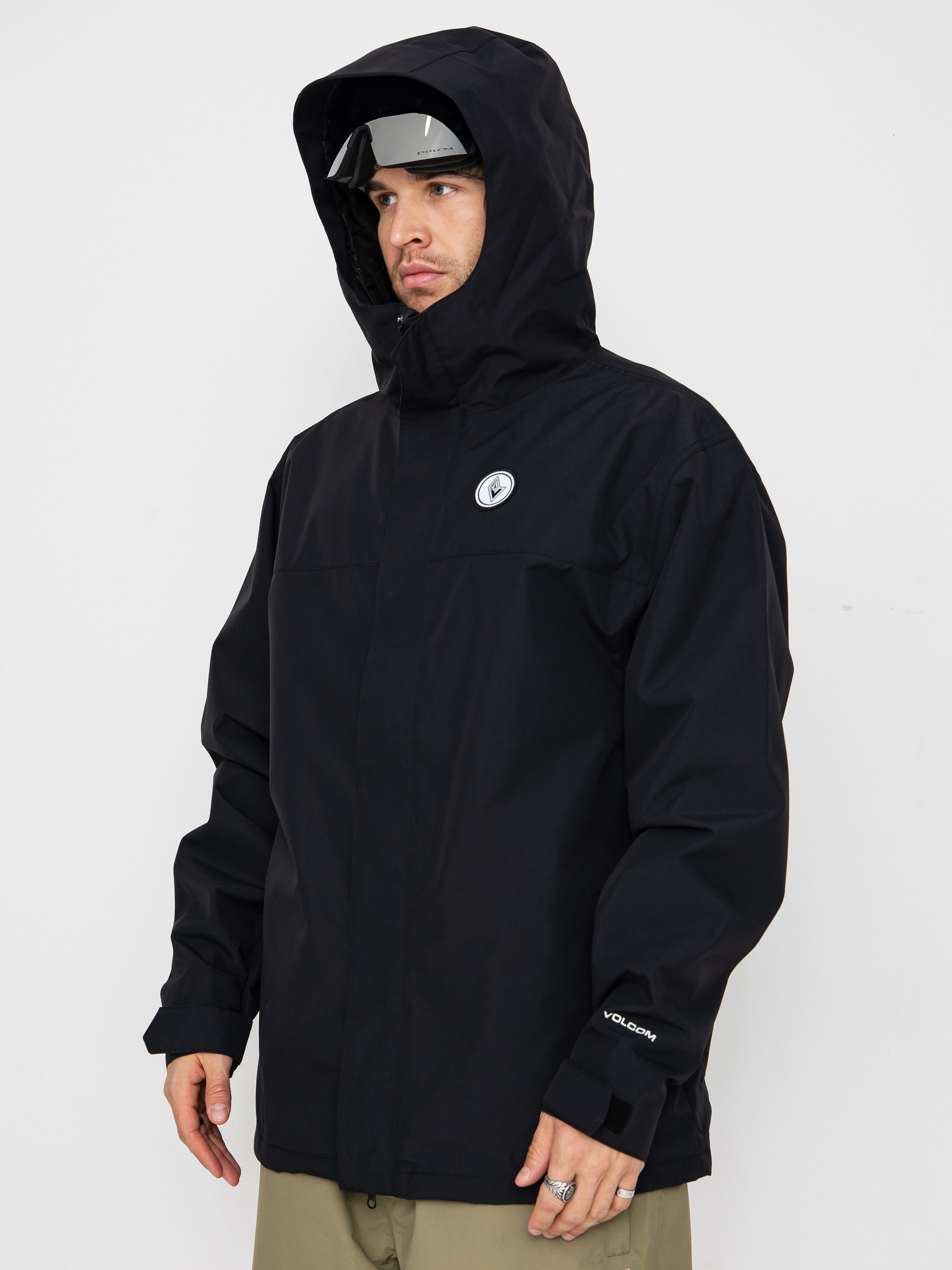 Mens Volcom Snowboard jacket Buckthreeeighty (black)