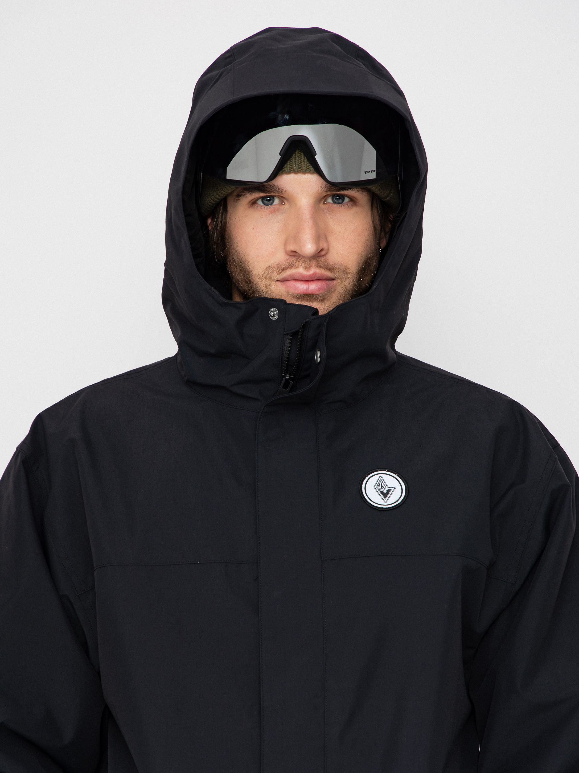 Mens Volcom Snowboard jacket Buckthreeeighty (black)