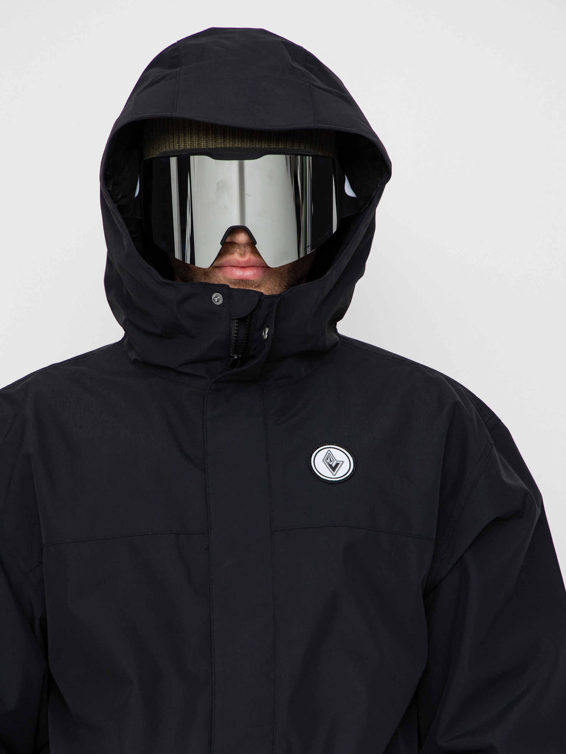 Mens Volcom Snowboard jacket Buckthreeeighty (black)