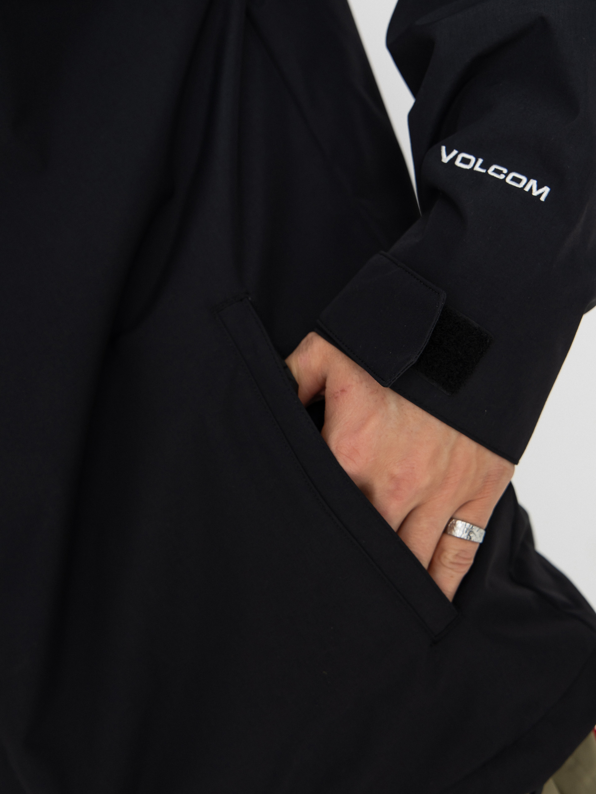 Mens Volcom Snowboard jacket Buckthreeeighty (black)