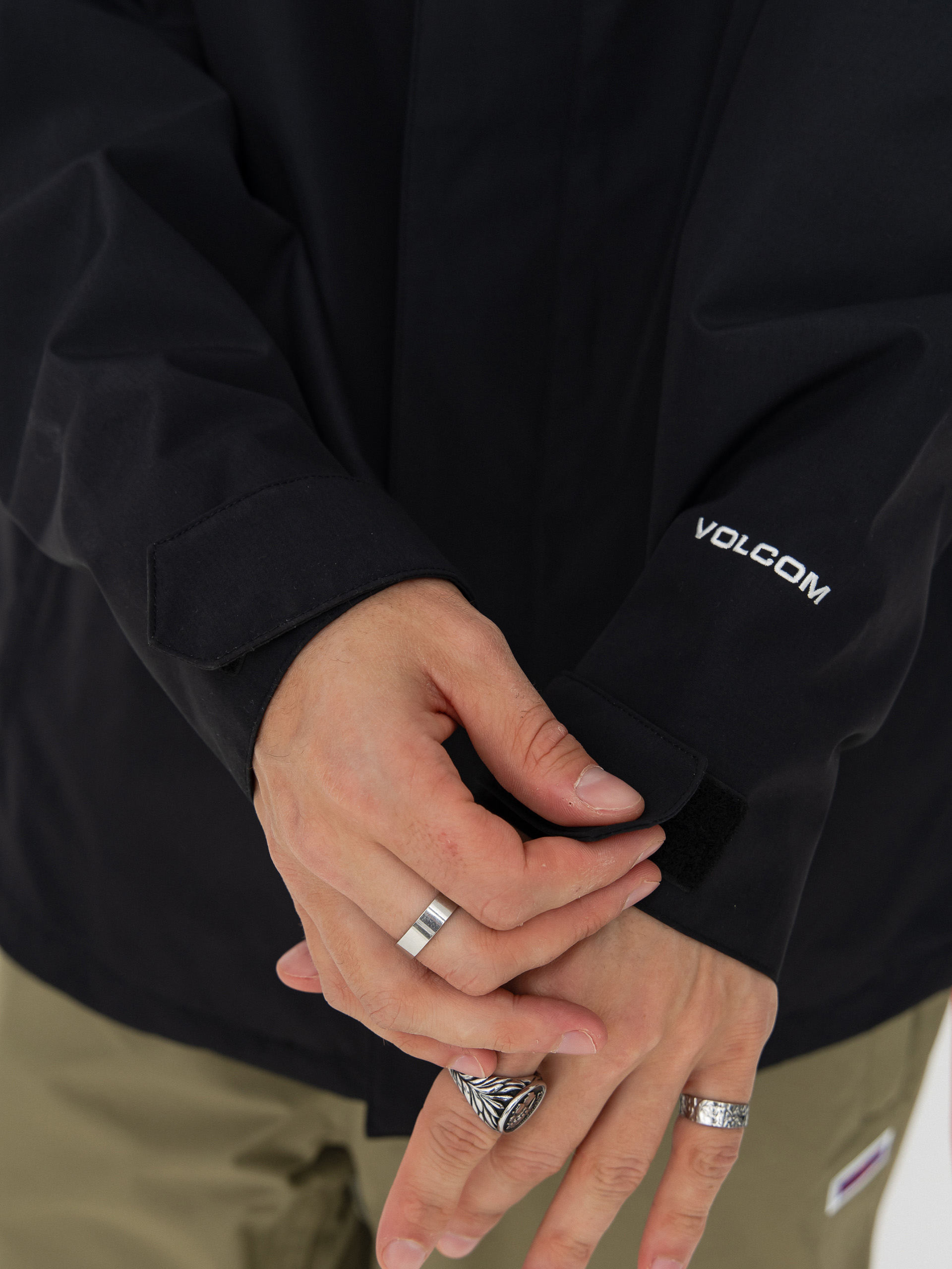 Mens Volcom Snowboard jacket Buckthreeeighty (black)