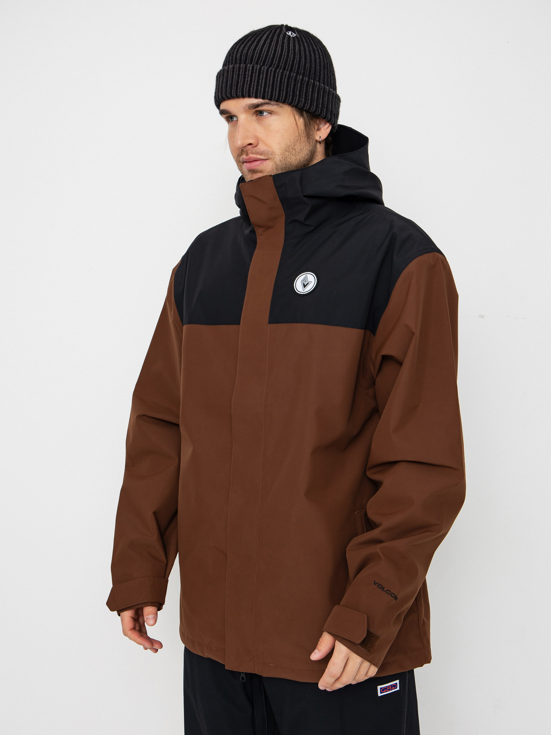 Herren Volcom Snowboard Jacke Buckthreeeighty (brown)