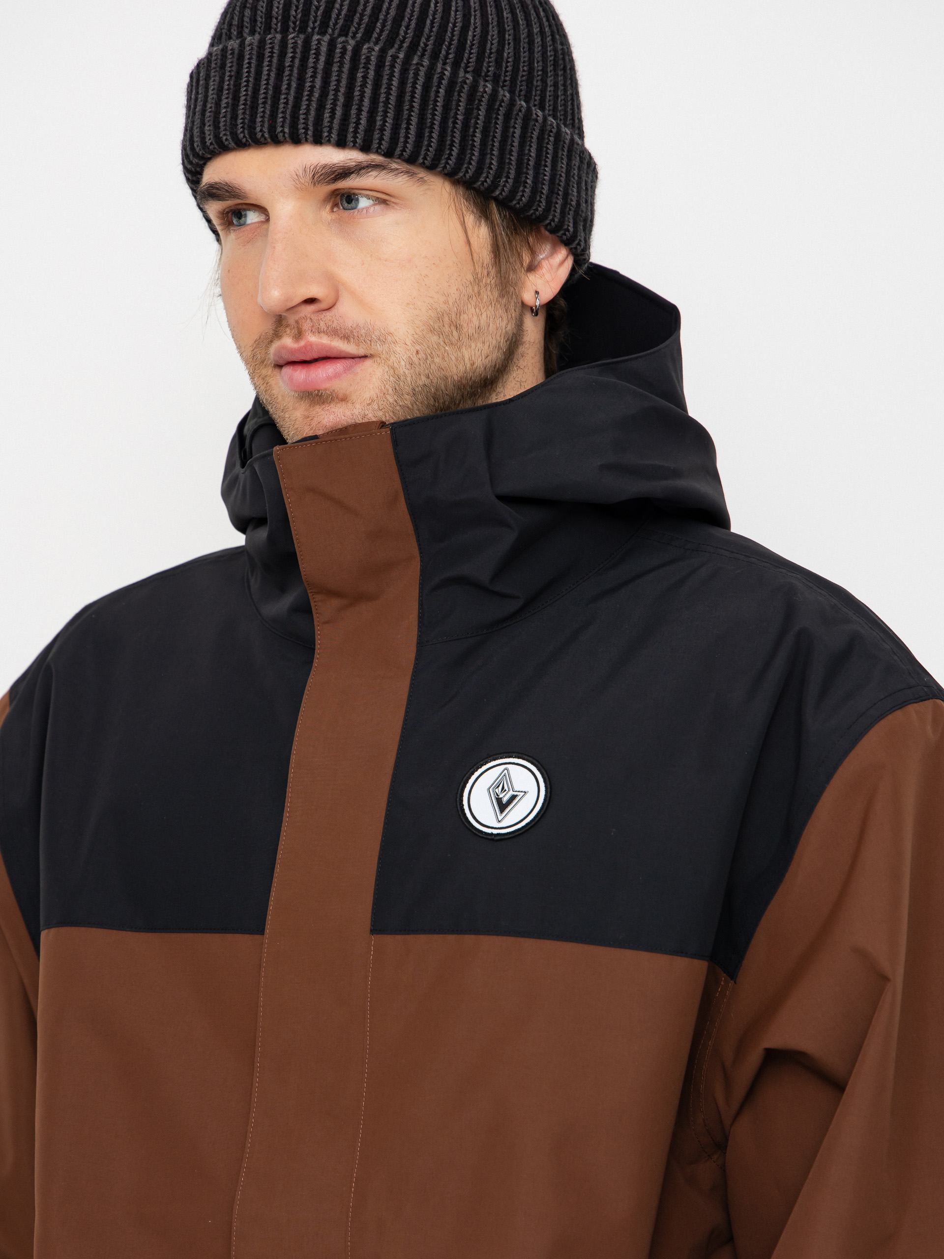 Herren Volcom Snowboard Jacke Buckthreeeighty (brown)