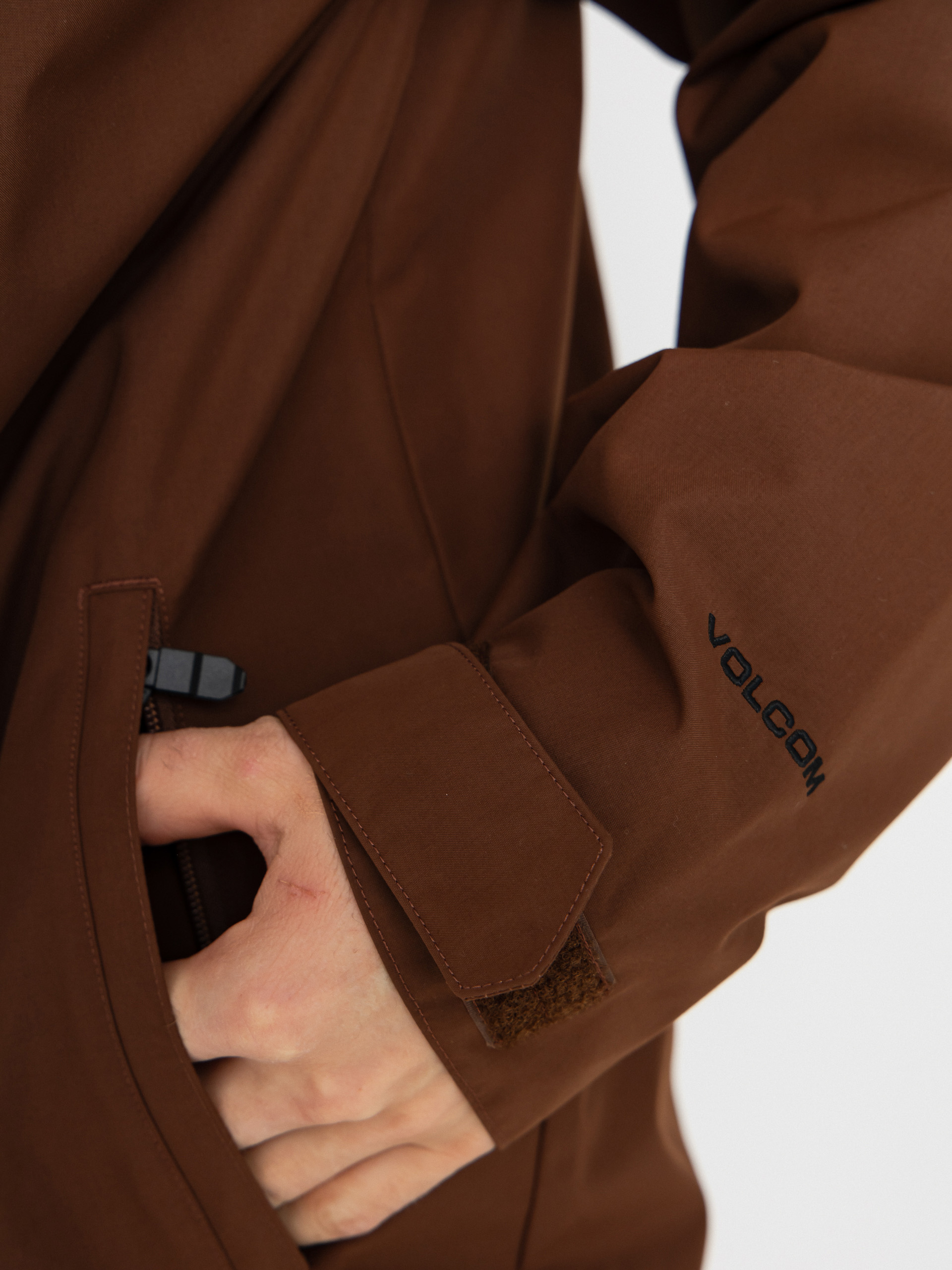 Mens Volcom Snowboard jacket Buckthreeeighty (brown)