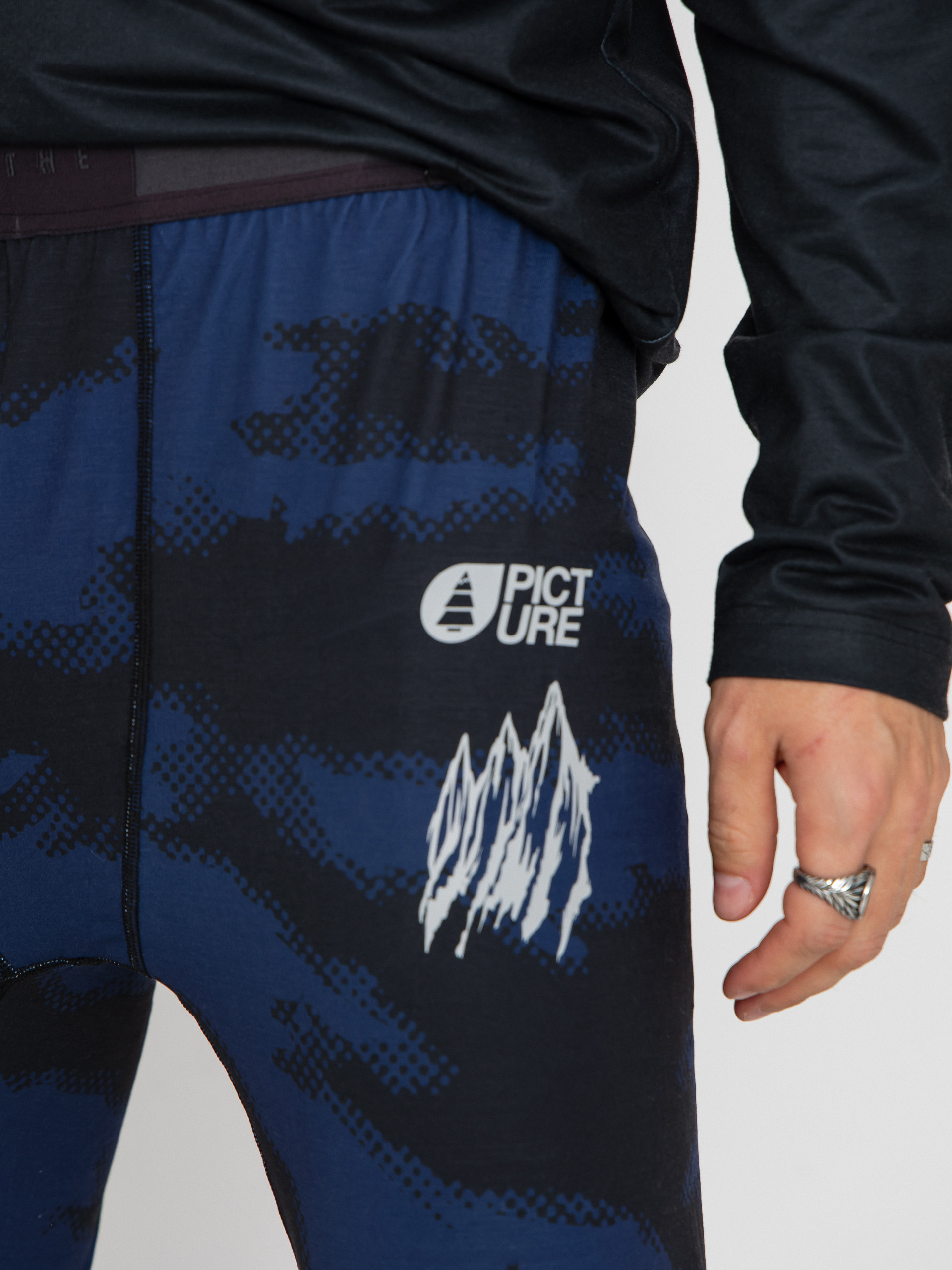 Herren Picture Lhotse Printed Aktive Leggins (retro fusion print)