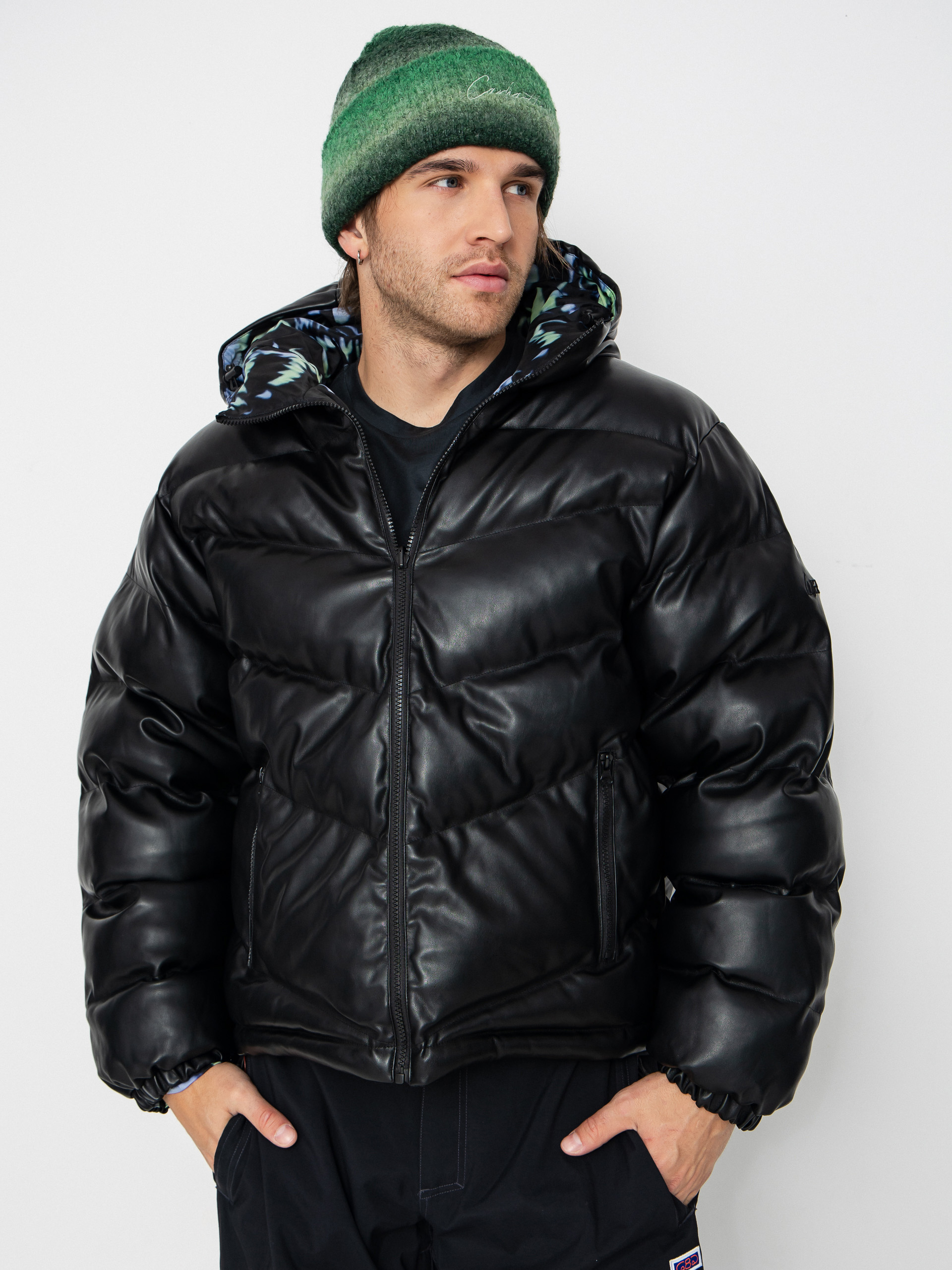 Wasted Paris Skull Puffer Jacke (black)