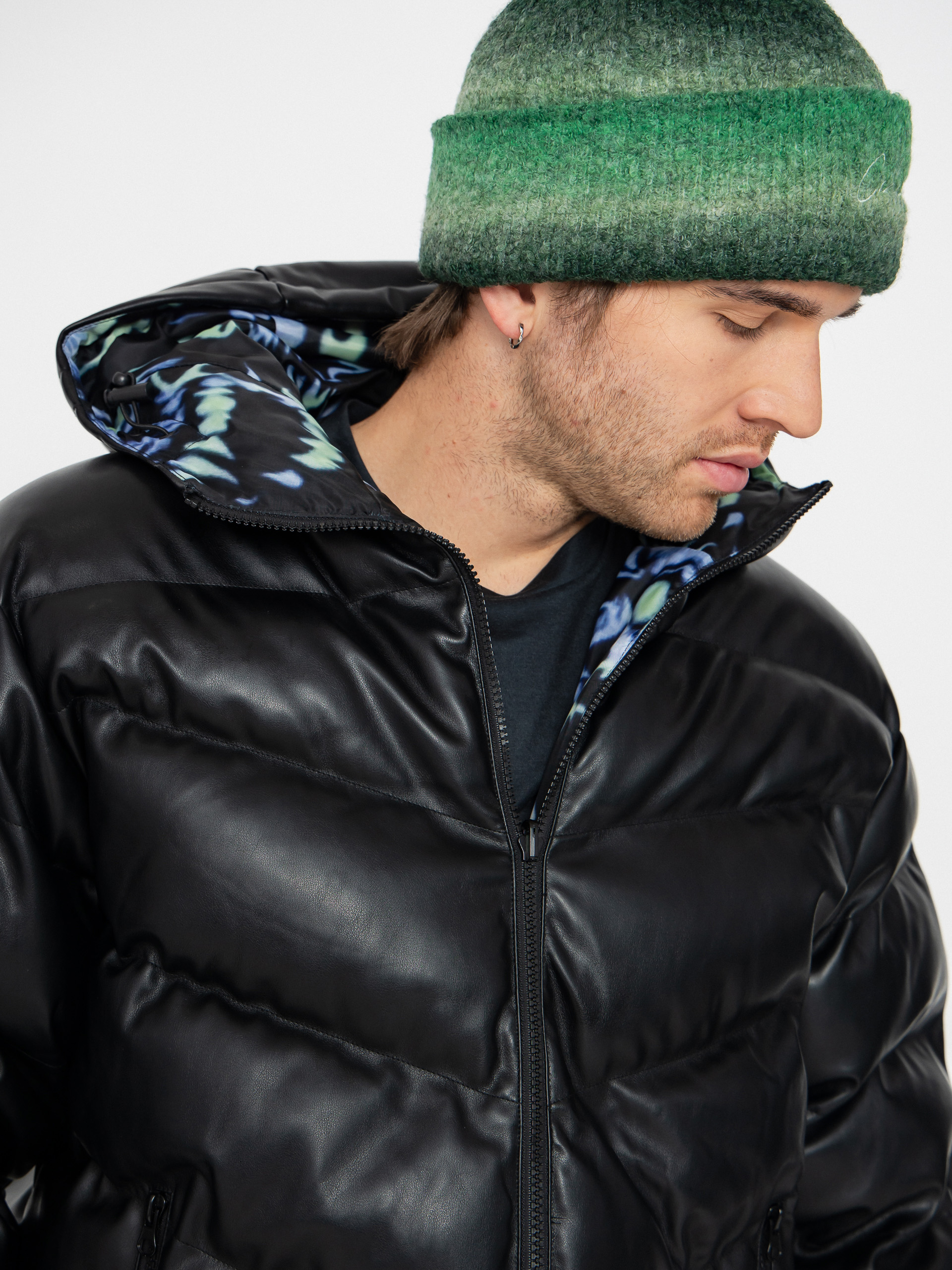 Wasted Paris Skull Puffer Jacke (black)