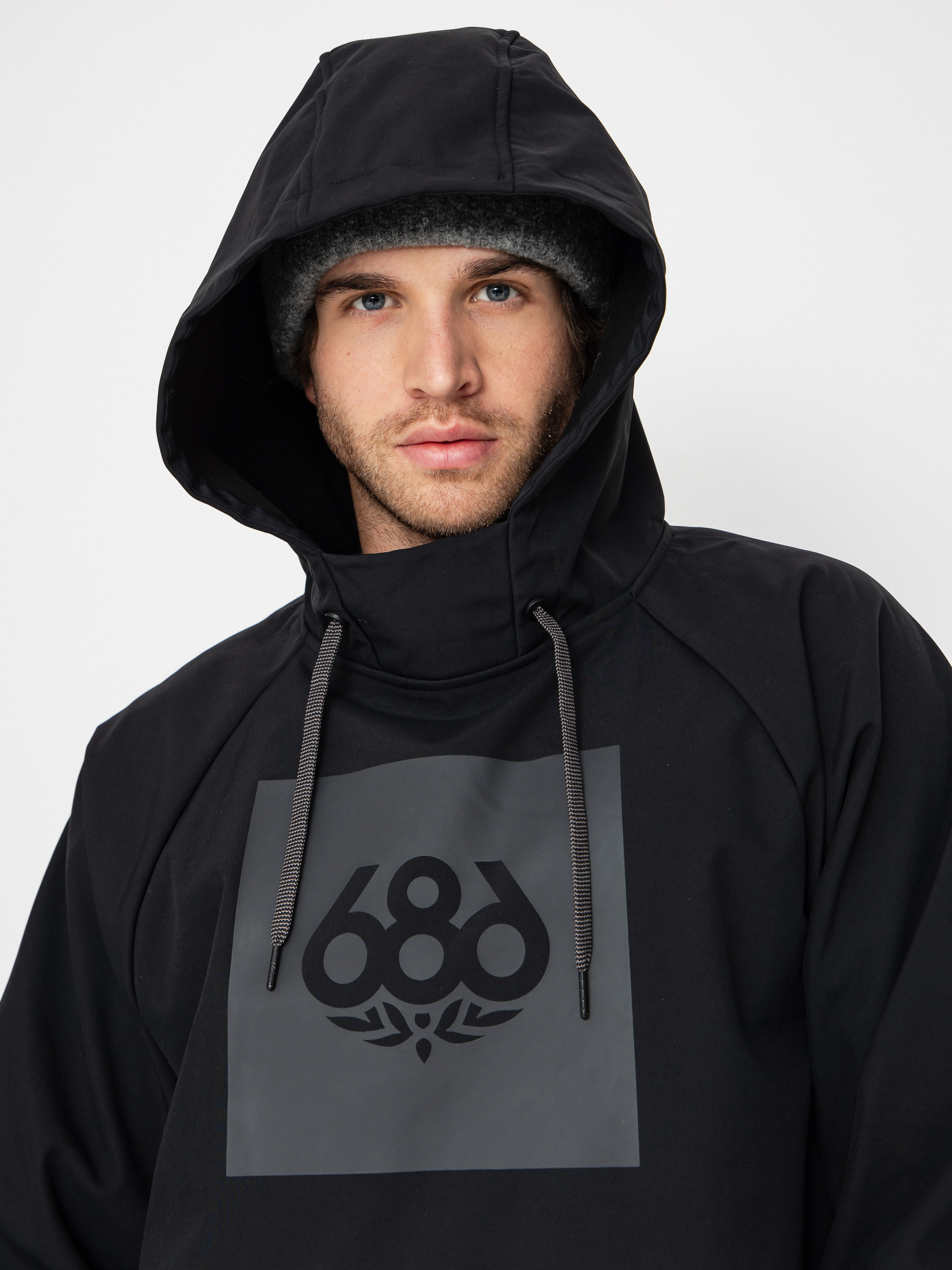 Mens 686 Active sweatshirt Waterproof HD (black)