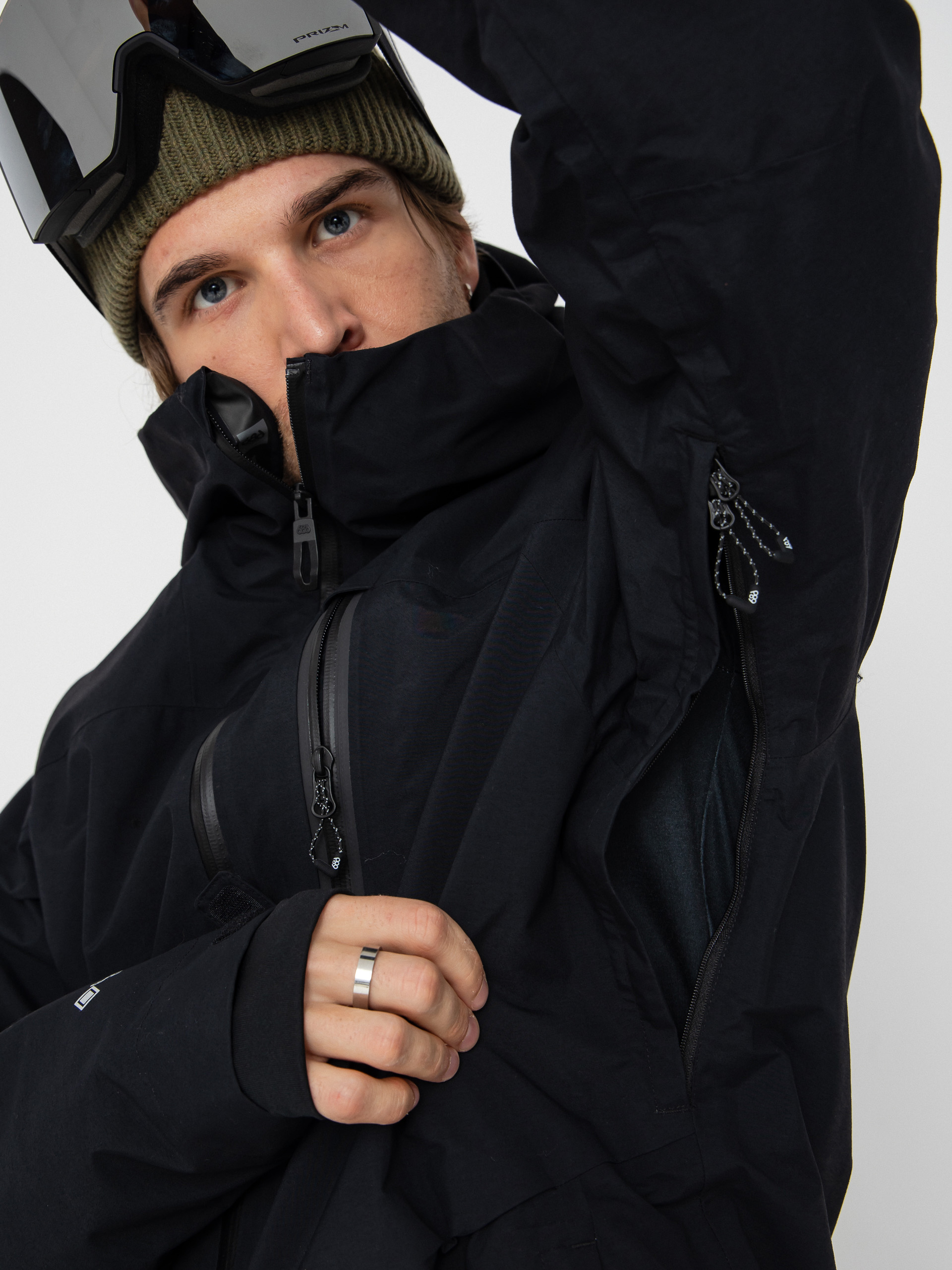Mens 686 Snowboard jacket Gore-TeX GT Thermagraph (black)