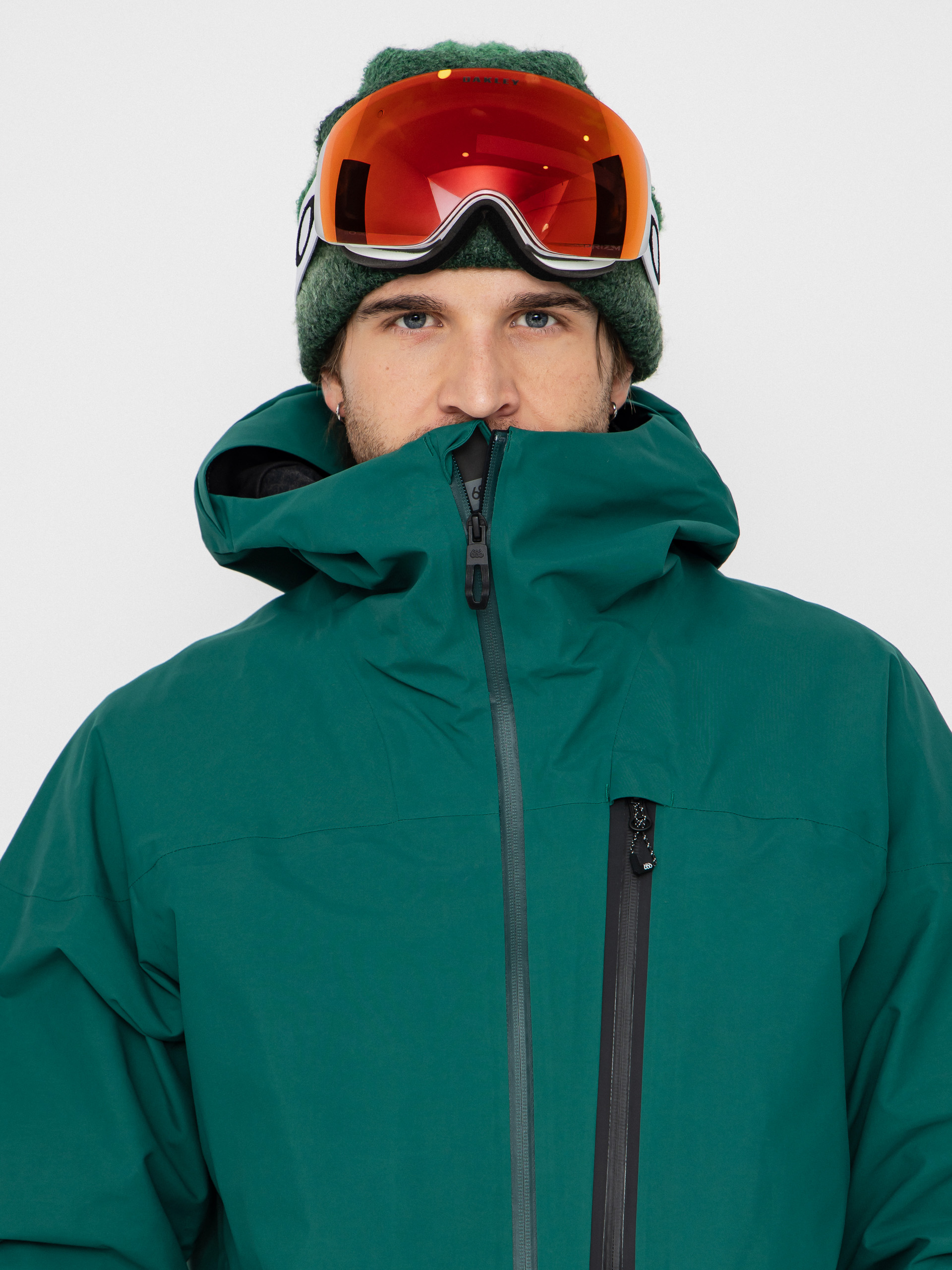 Mens 686 Snowboard jacket Gore-TeX GT Thermagraph (emerald green)