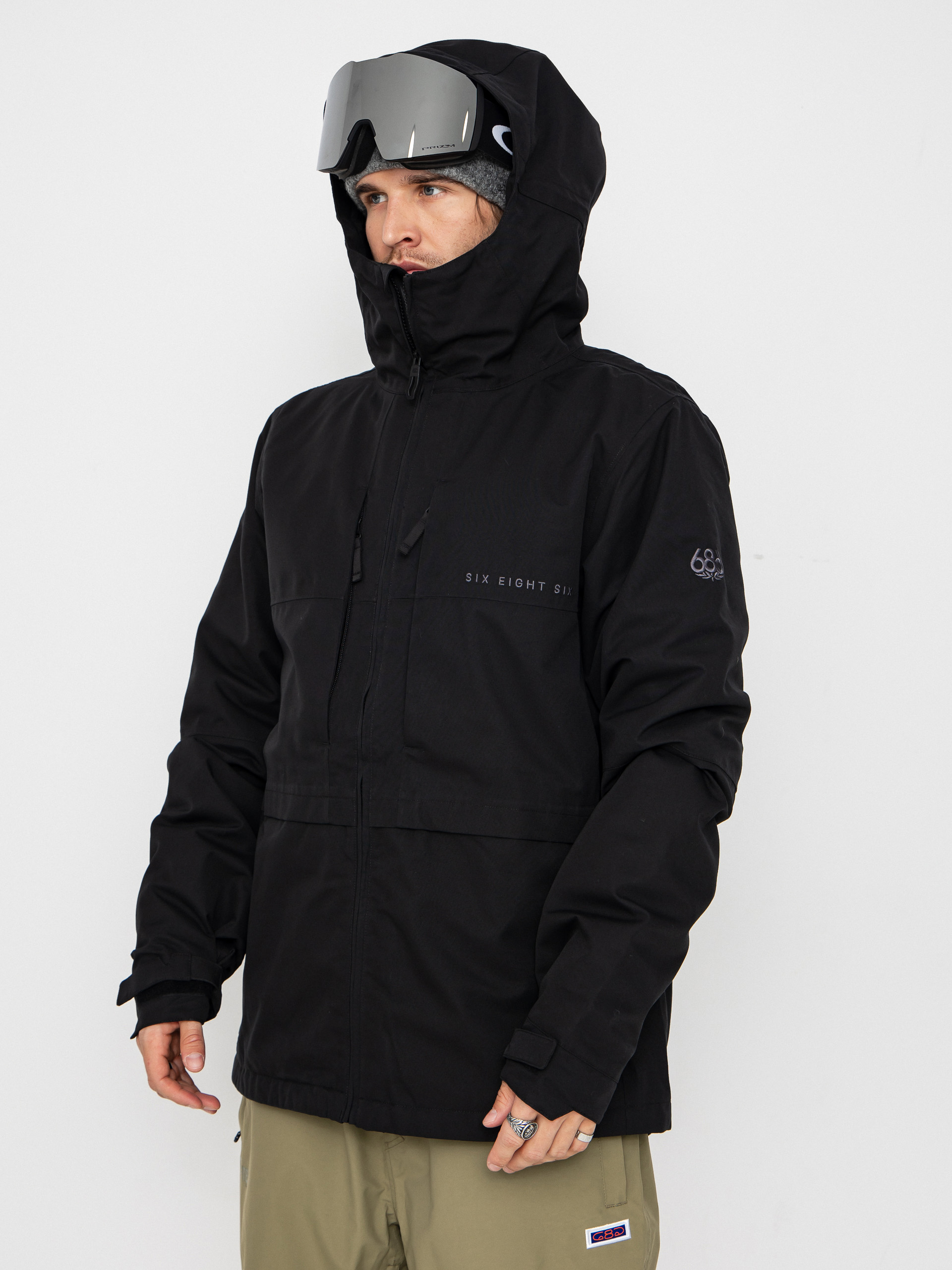 Mens 686 Snowboard jacket Smarty 3 In 1 Form (black)