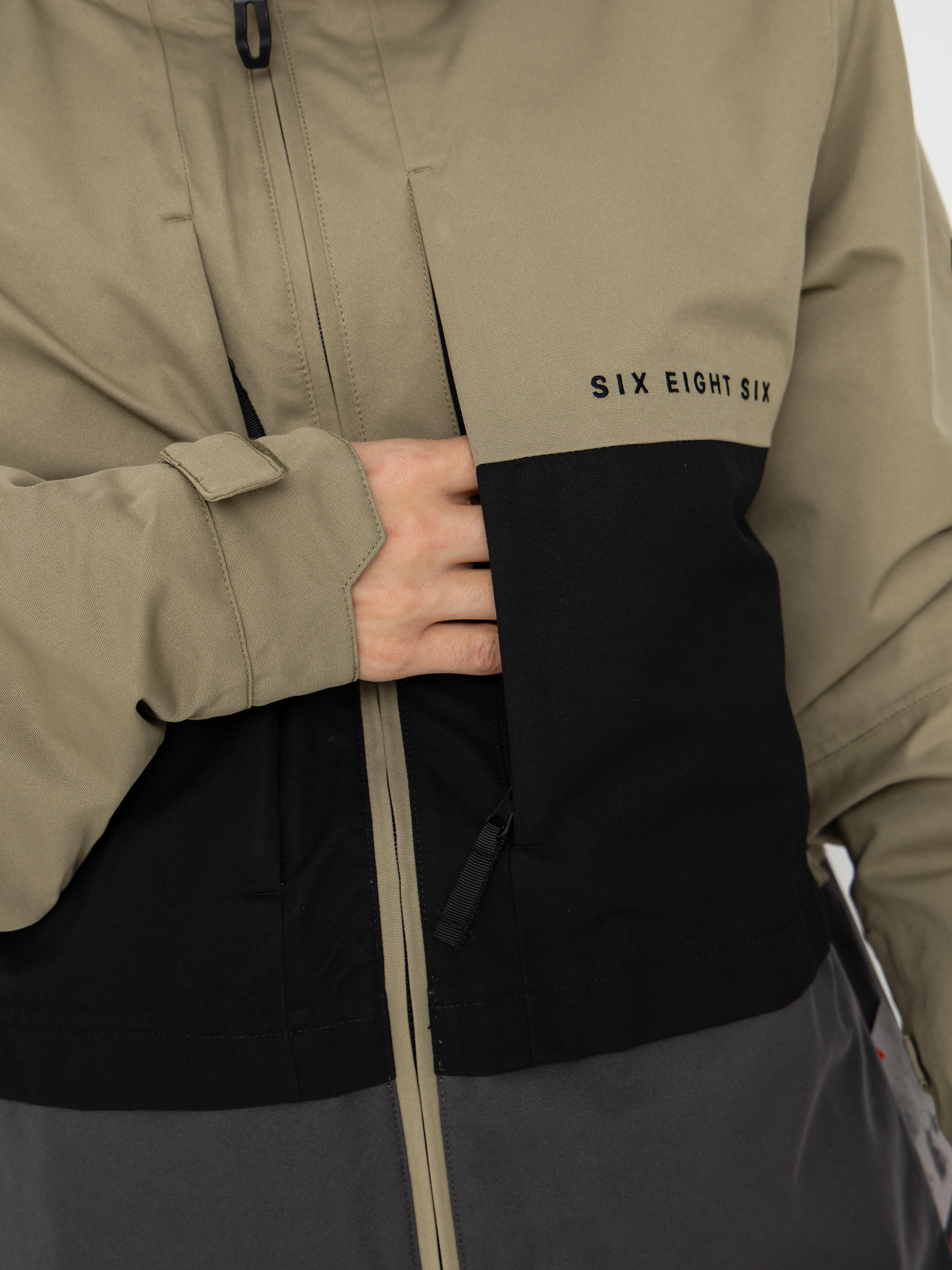 Herren 686 Snowboard Jacke Smarty 3 In 1 Form (sage colorblock)