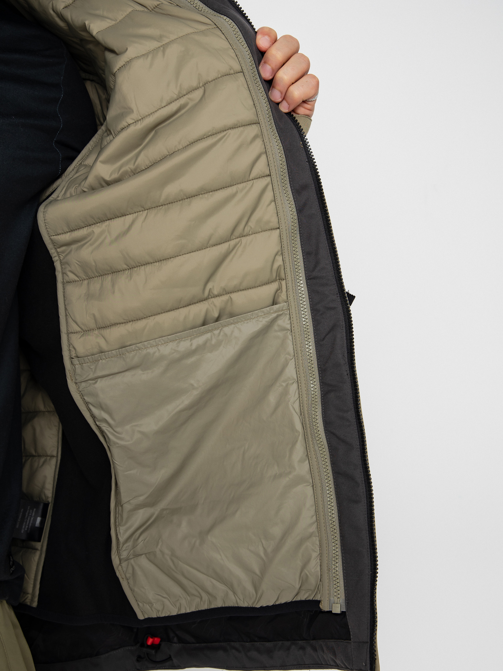 Mens 686 Snowboard jacket Smarty 3 In 1 Form (sage colorblock)