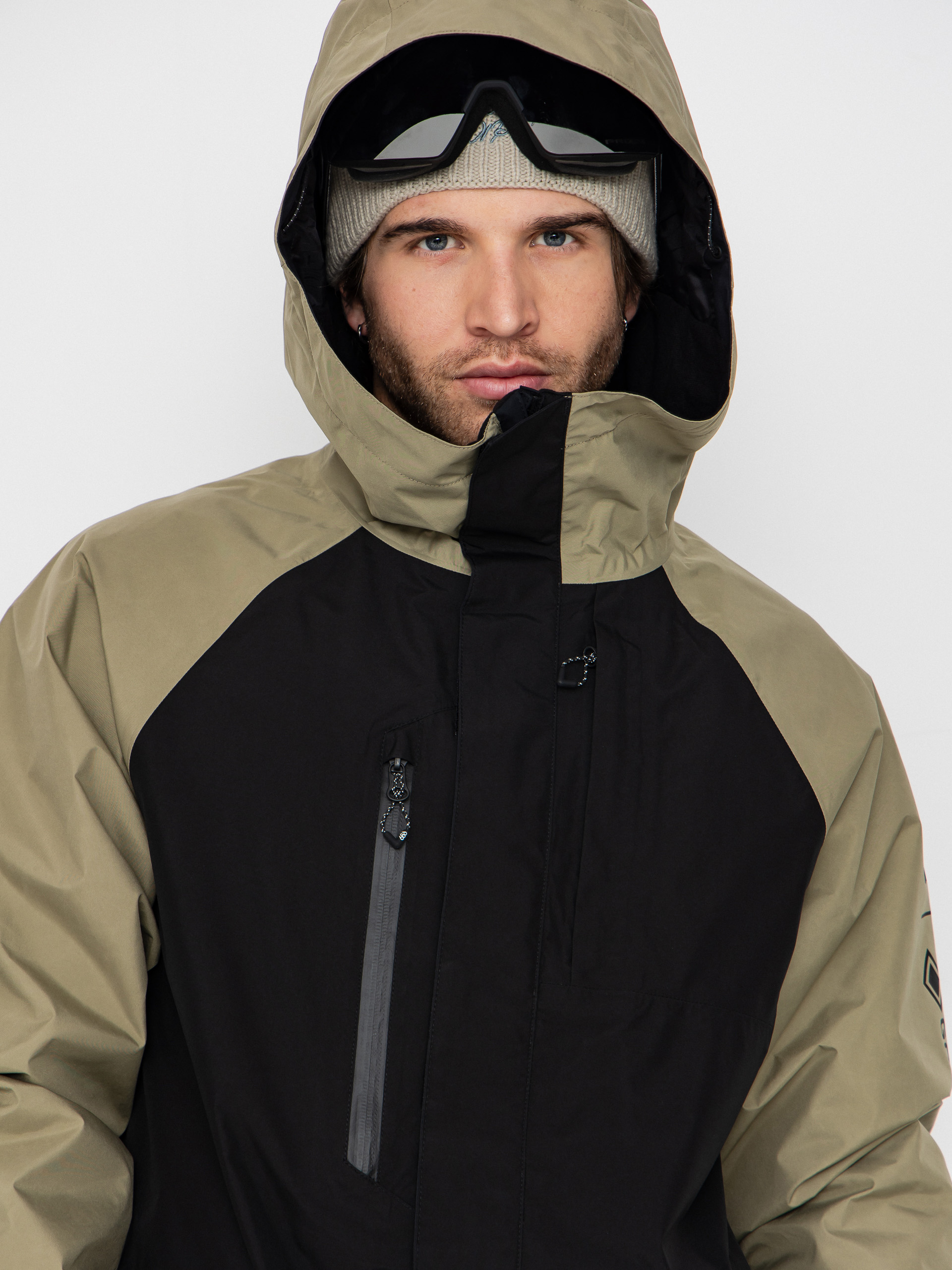 Mens 686 Snowboard jacket Gore-TeX Core (sage colorblock)