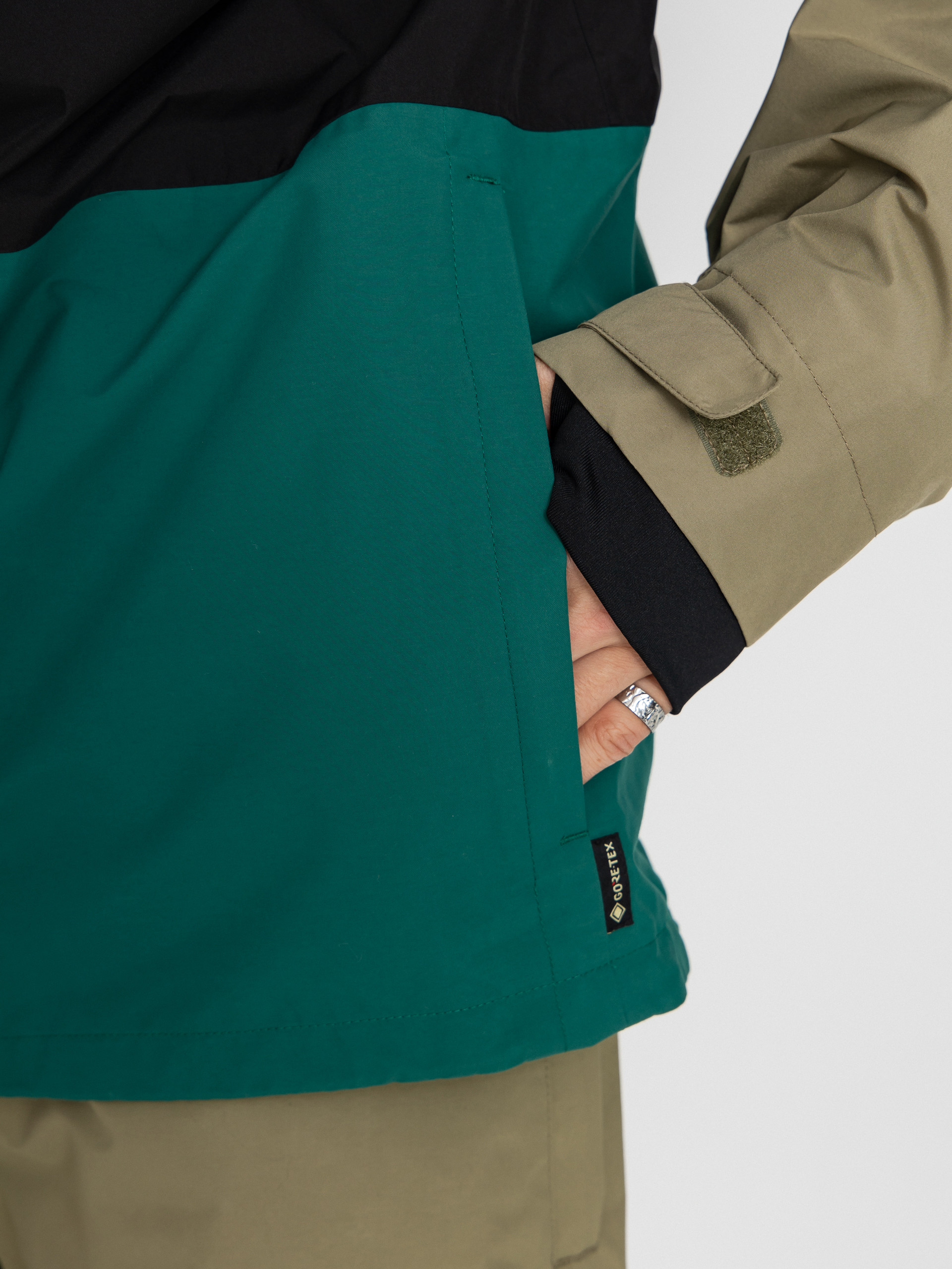 Herren 686 Snowboard Jacke Gore-TeX Core (sage colorblock)