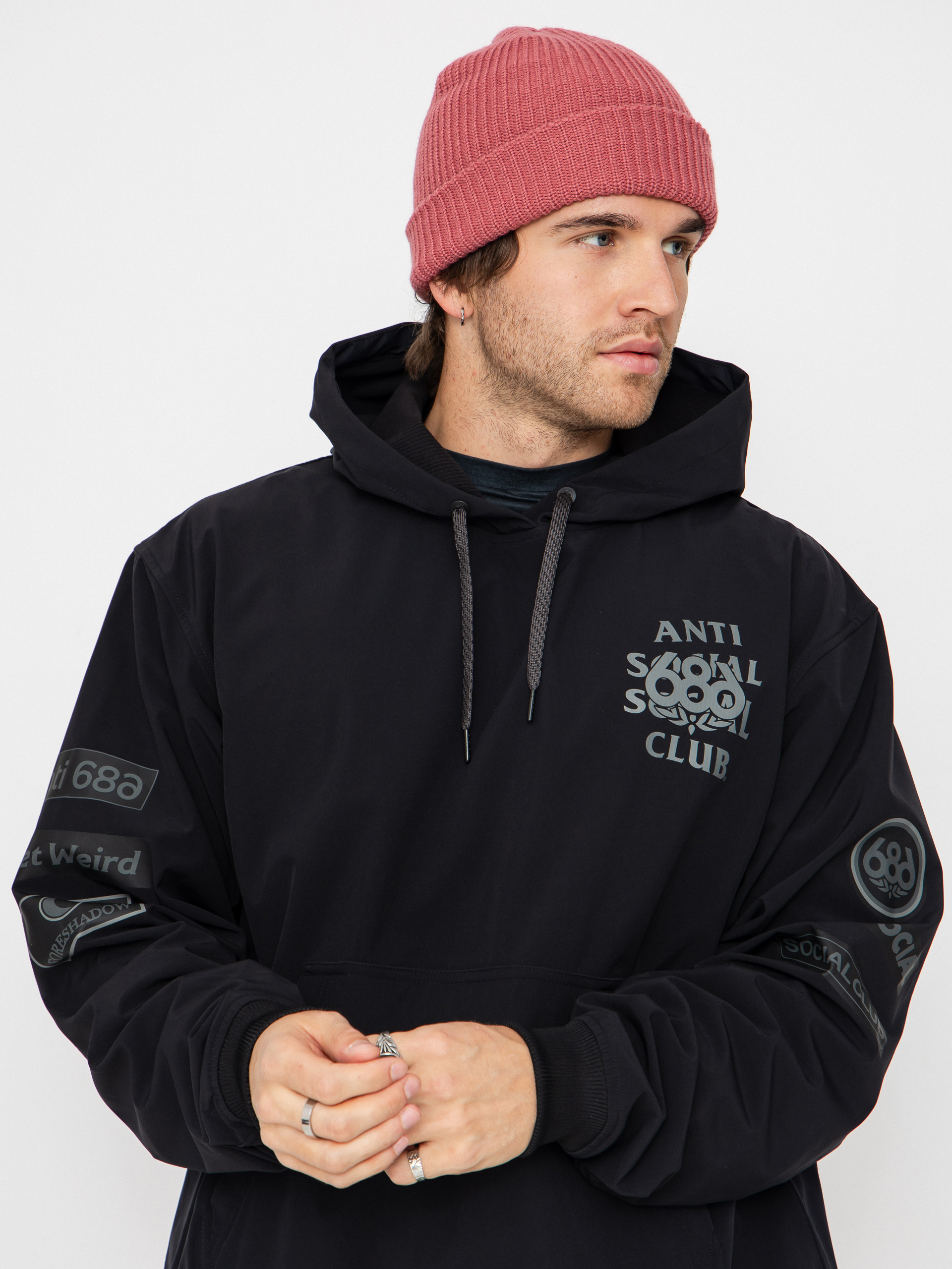 Herren 686 X ASSC F1 Waterproof Team HD Aktives Sweatshirt (assc black)