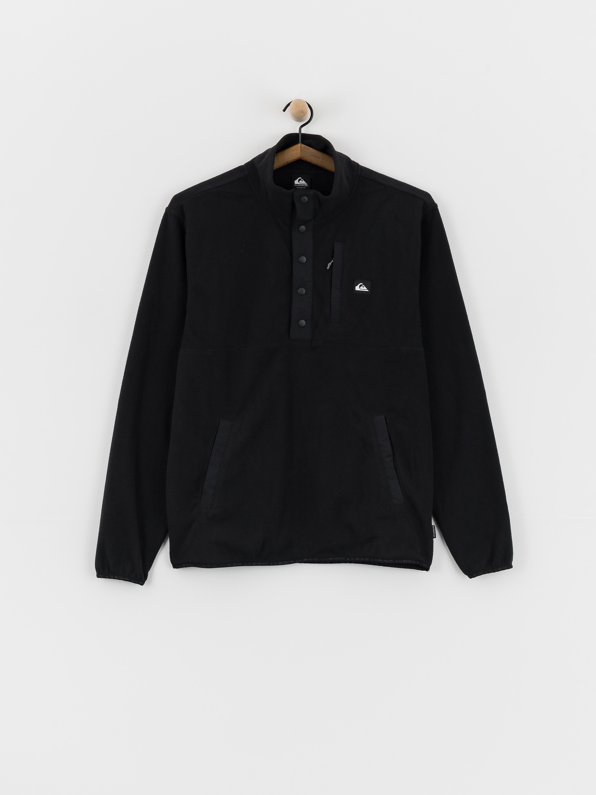 Mens Quiksilver Fleece  No Destination Hs (black)
