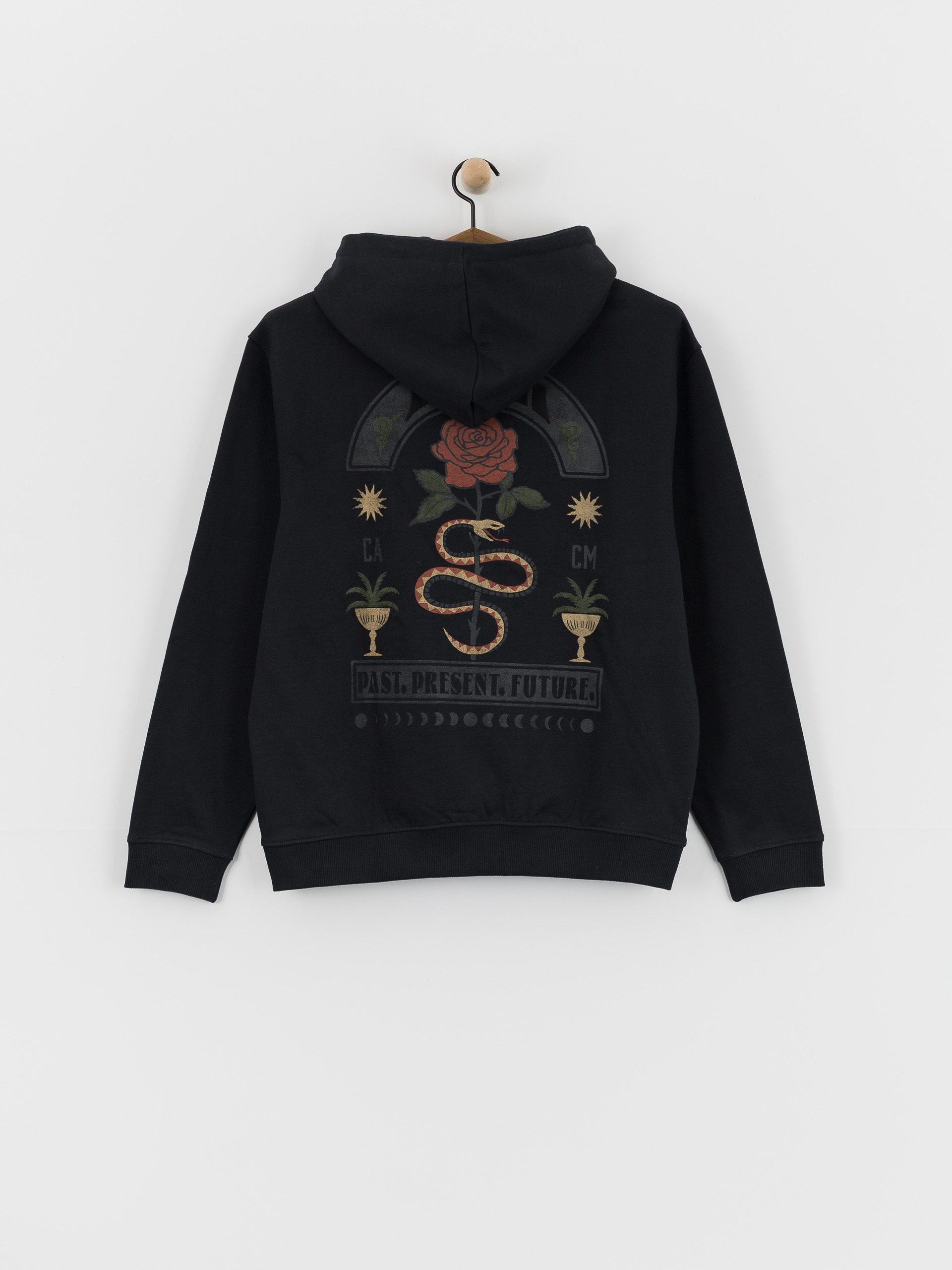 RVCA Roses Poster HD Hoodie (black)