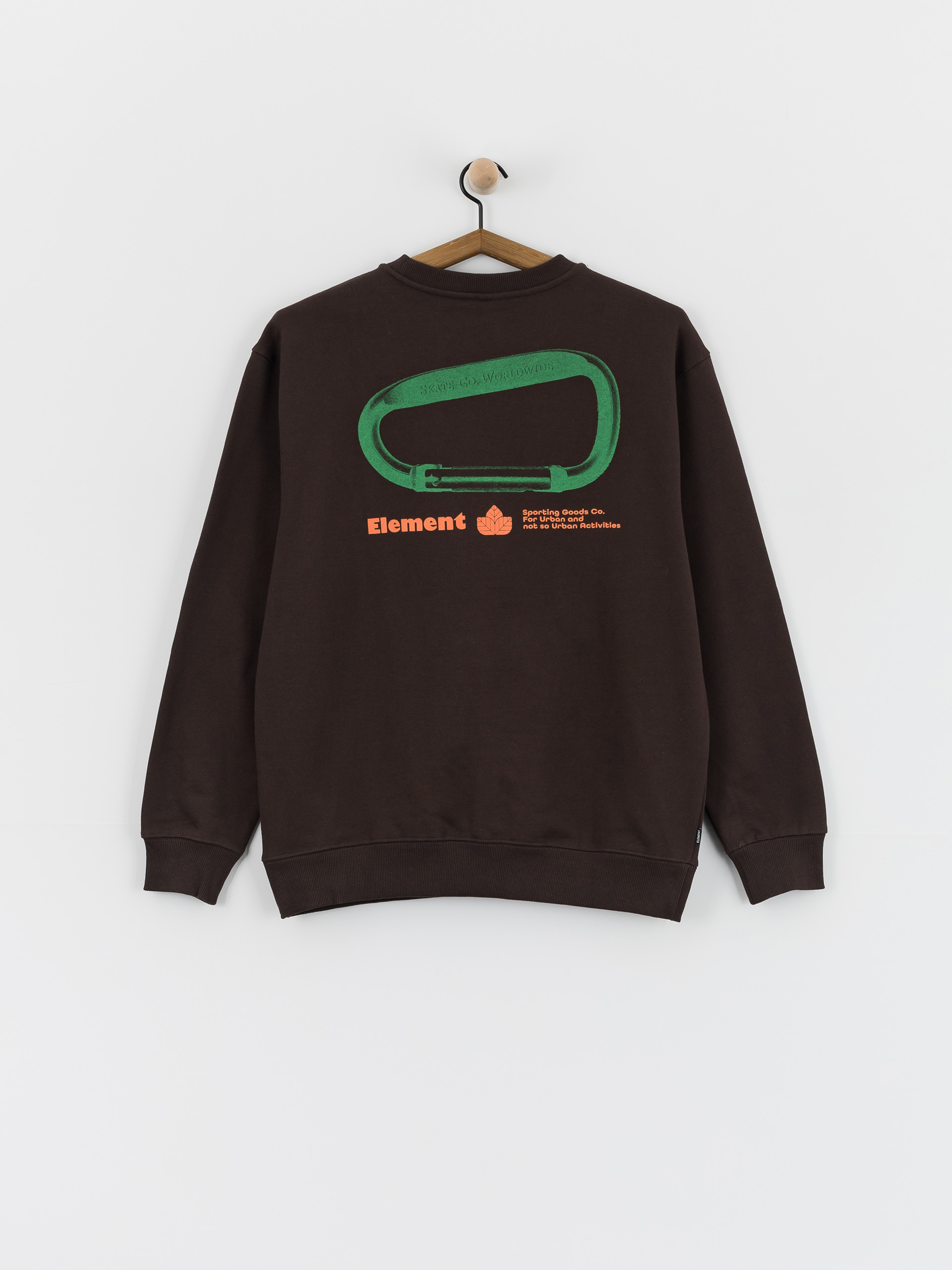 Vans Sweatshirt Style 76 II Loose Ft Crew - brown (bay leaf)