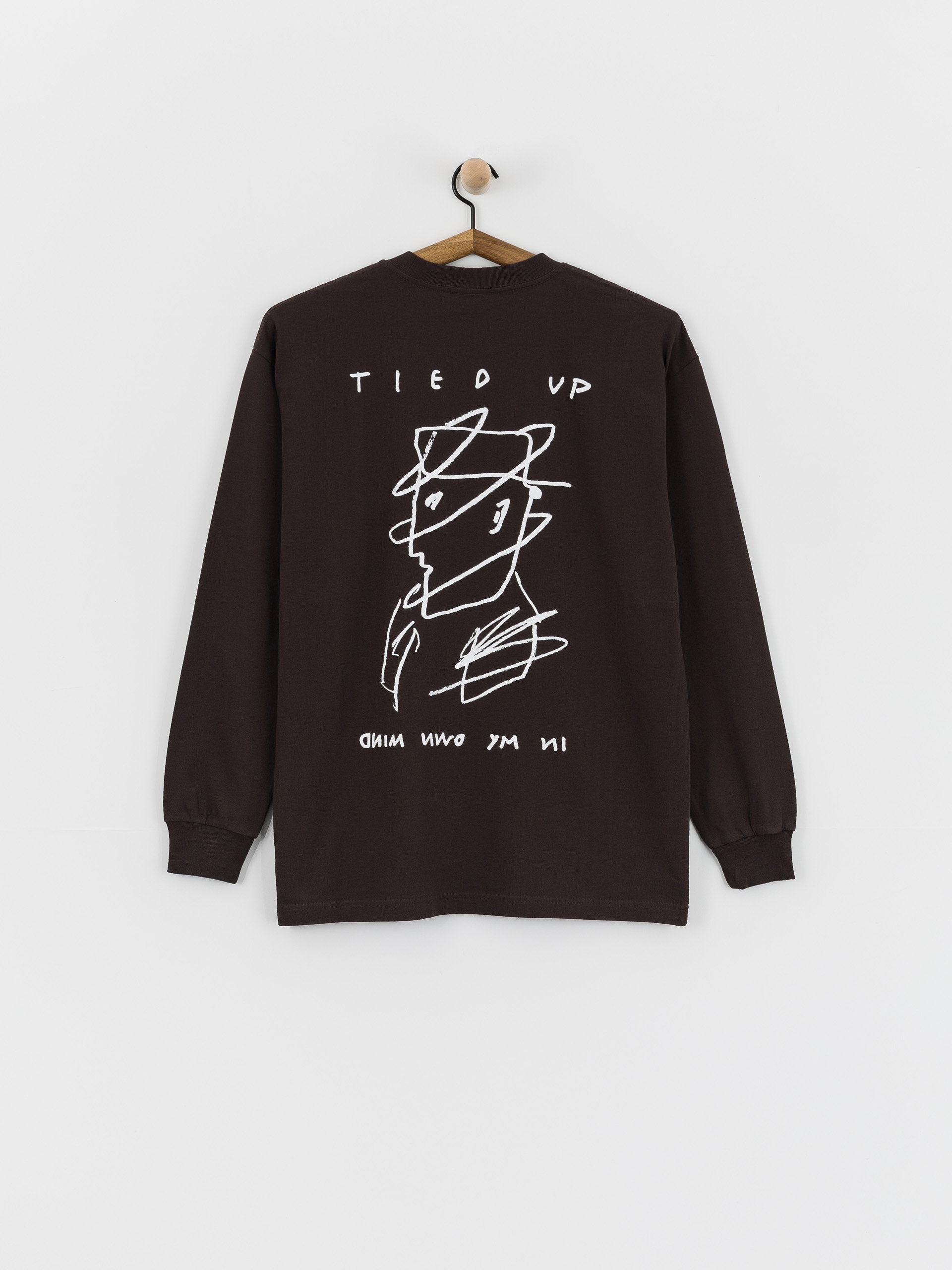 Polar Skate Tied Up Longsleeve (washed chocolate)