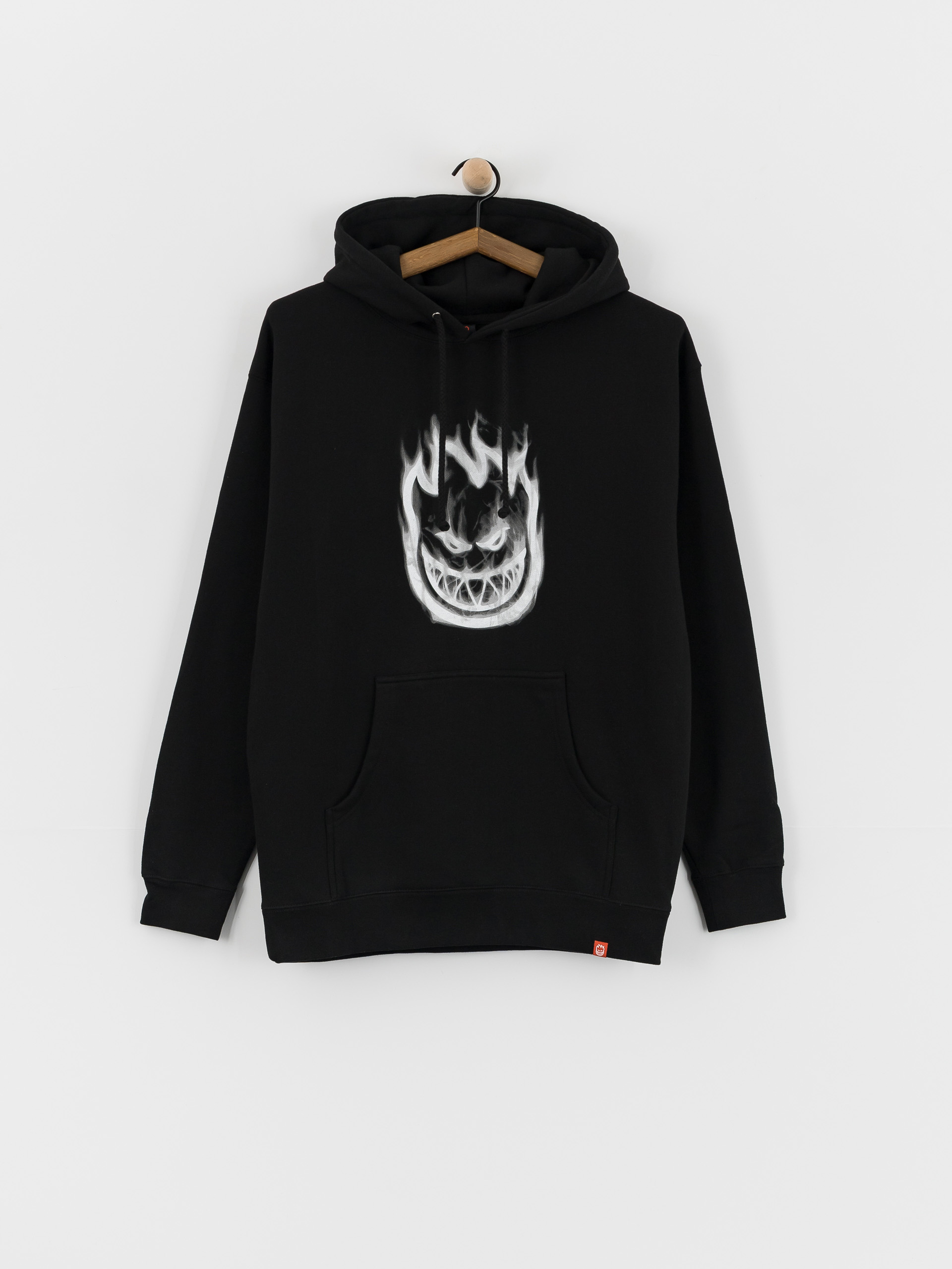 Spitfire Bighead Smoke HD Hoodie (black w/white print)