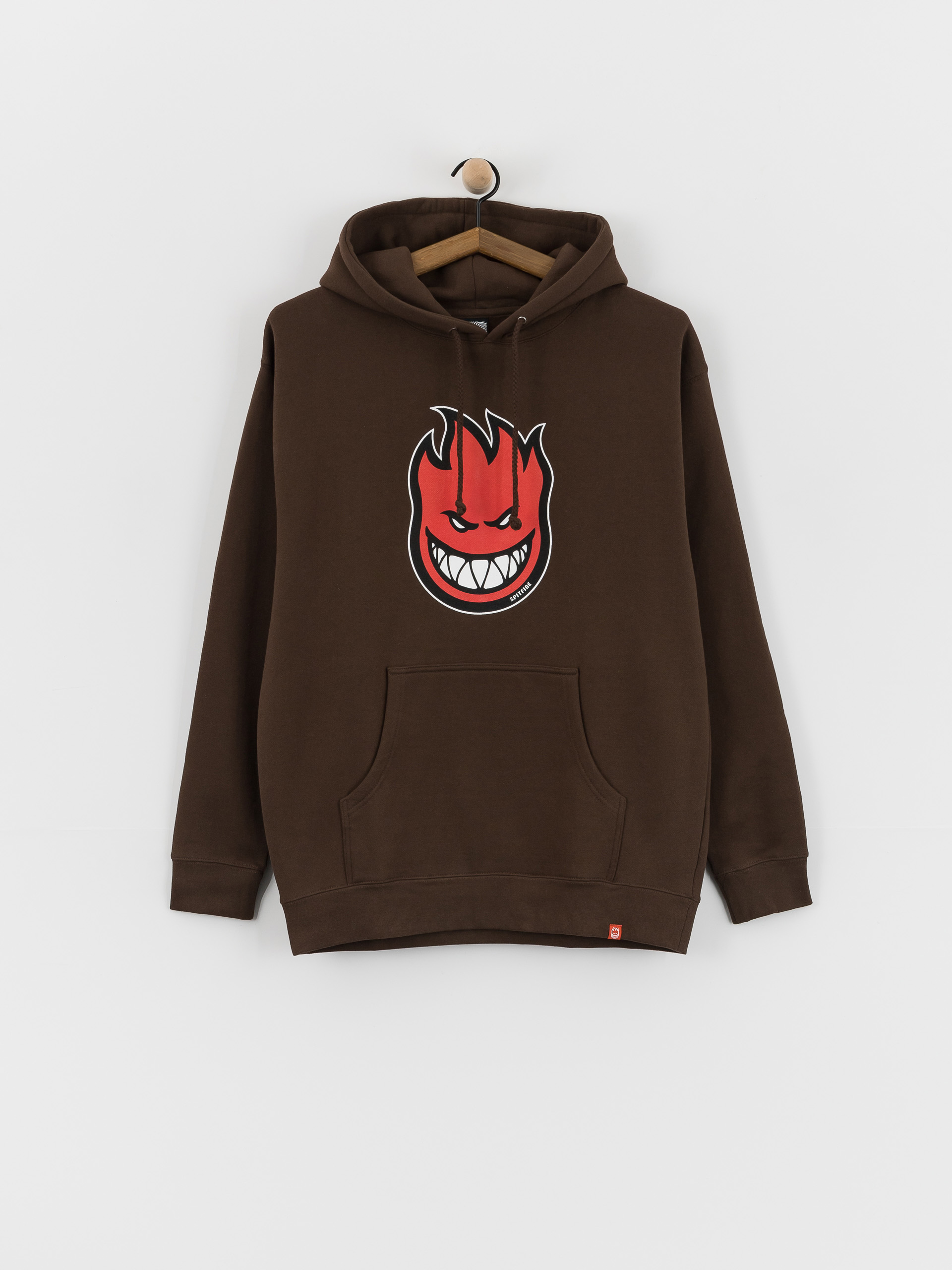 Spitfire Bighead Fill HD Hoodie - black (black/black red & white