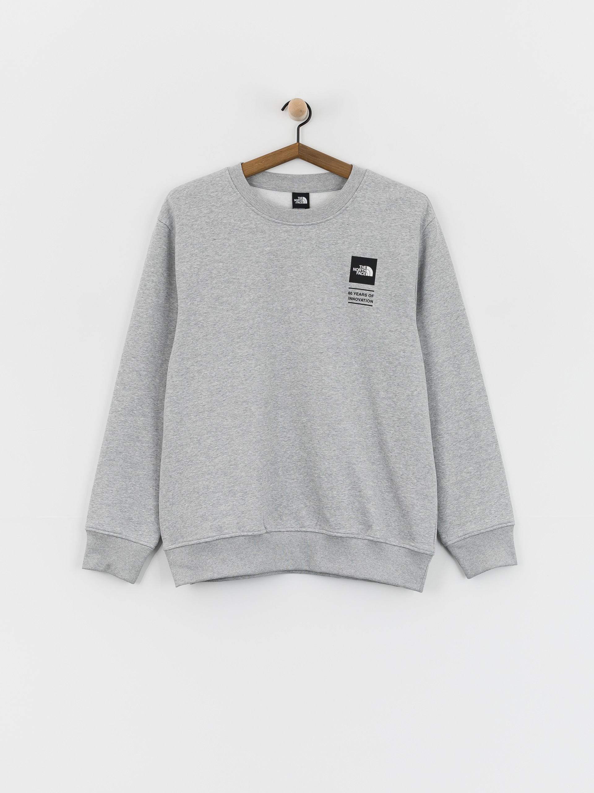 The North Face Tnf Celebration Relaxed Crew Sweatshirt (tnflightgreyhtr)