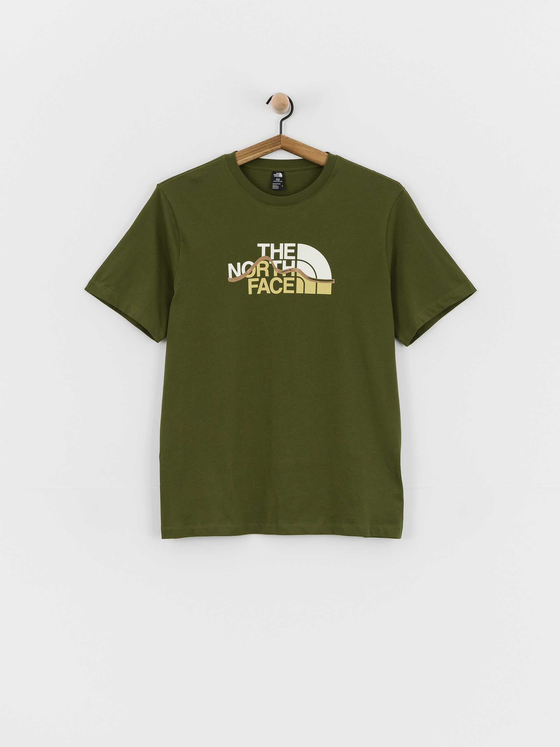 The North Face Mountain Line T-Shirt (woodland green)