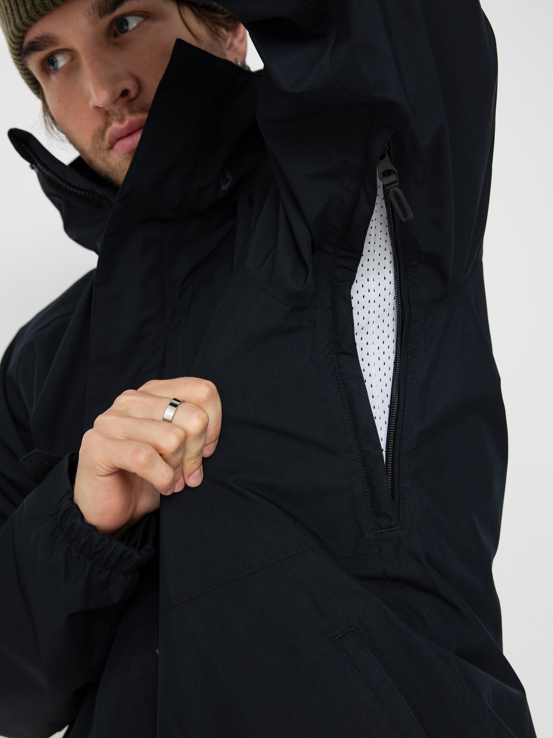 Mens Volcom Snowboard jacket Dua Gore Tex (black)