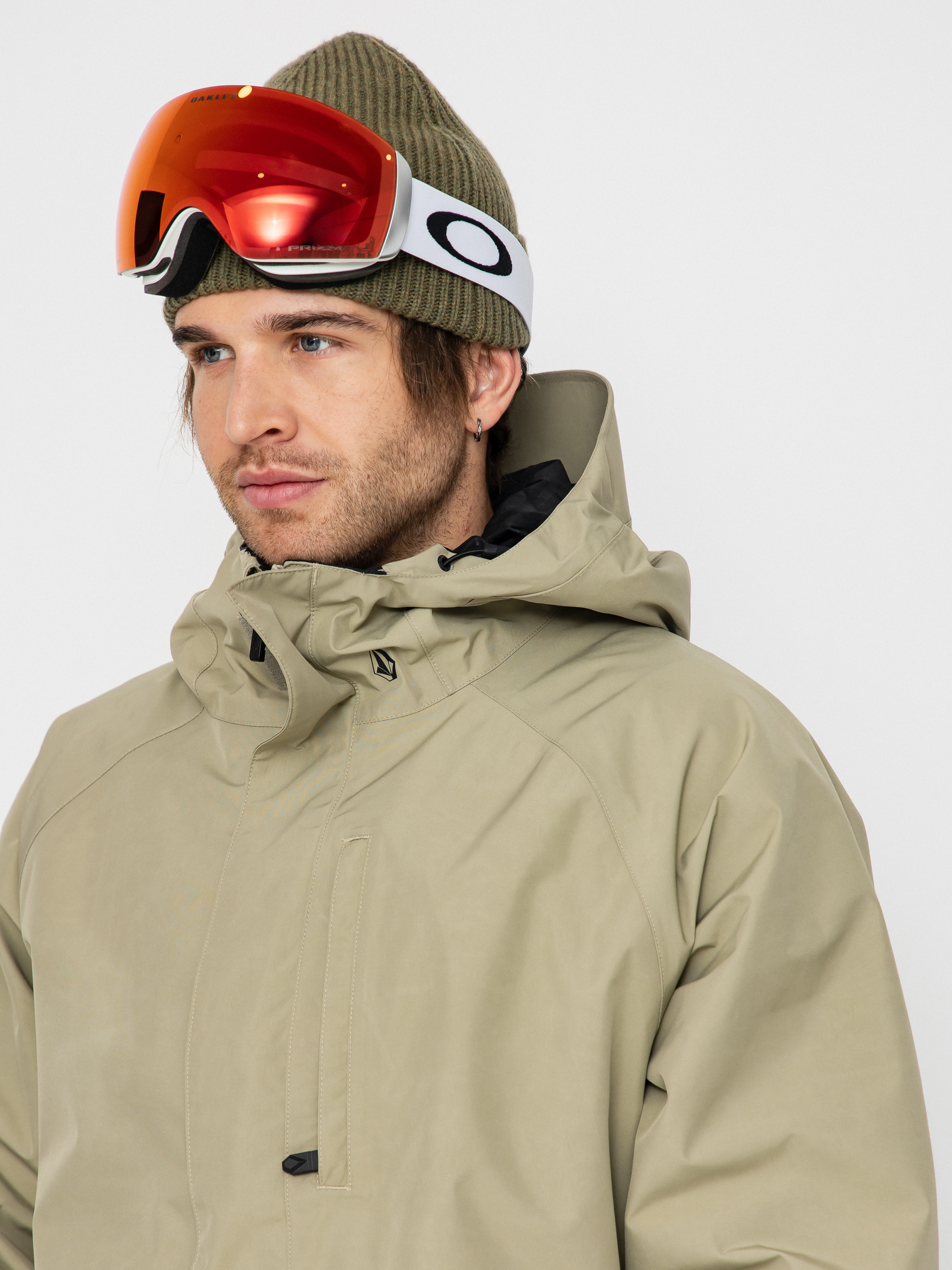 Mens Volcom Snowboard jacket Dua Gore Tex (moss green)