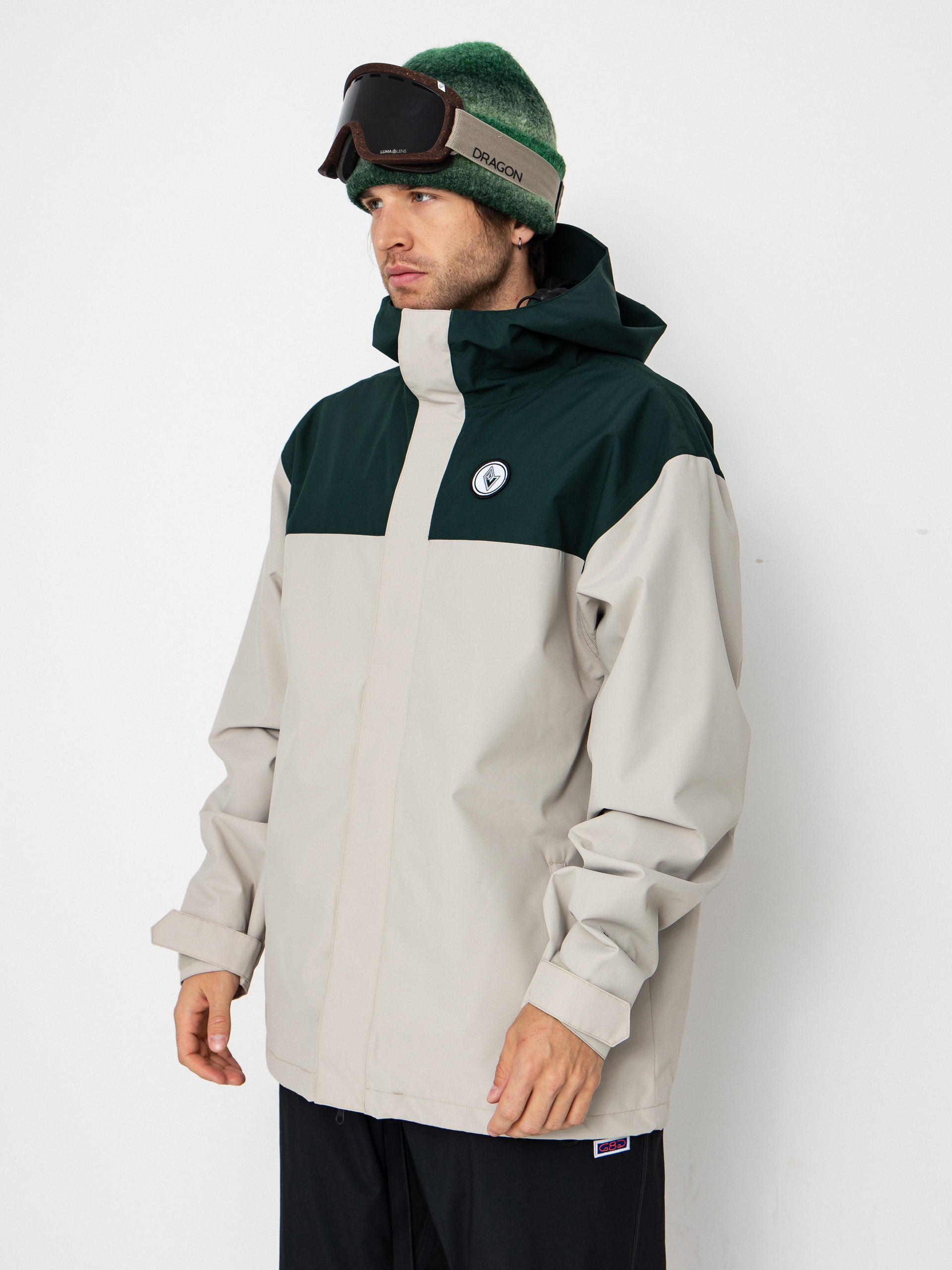 Herren Volcom Snowboard Jacke Buckthreeeighty (stone)