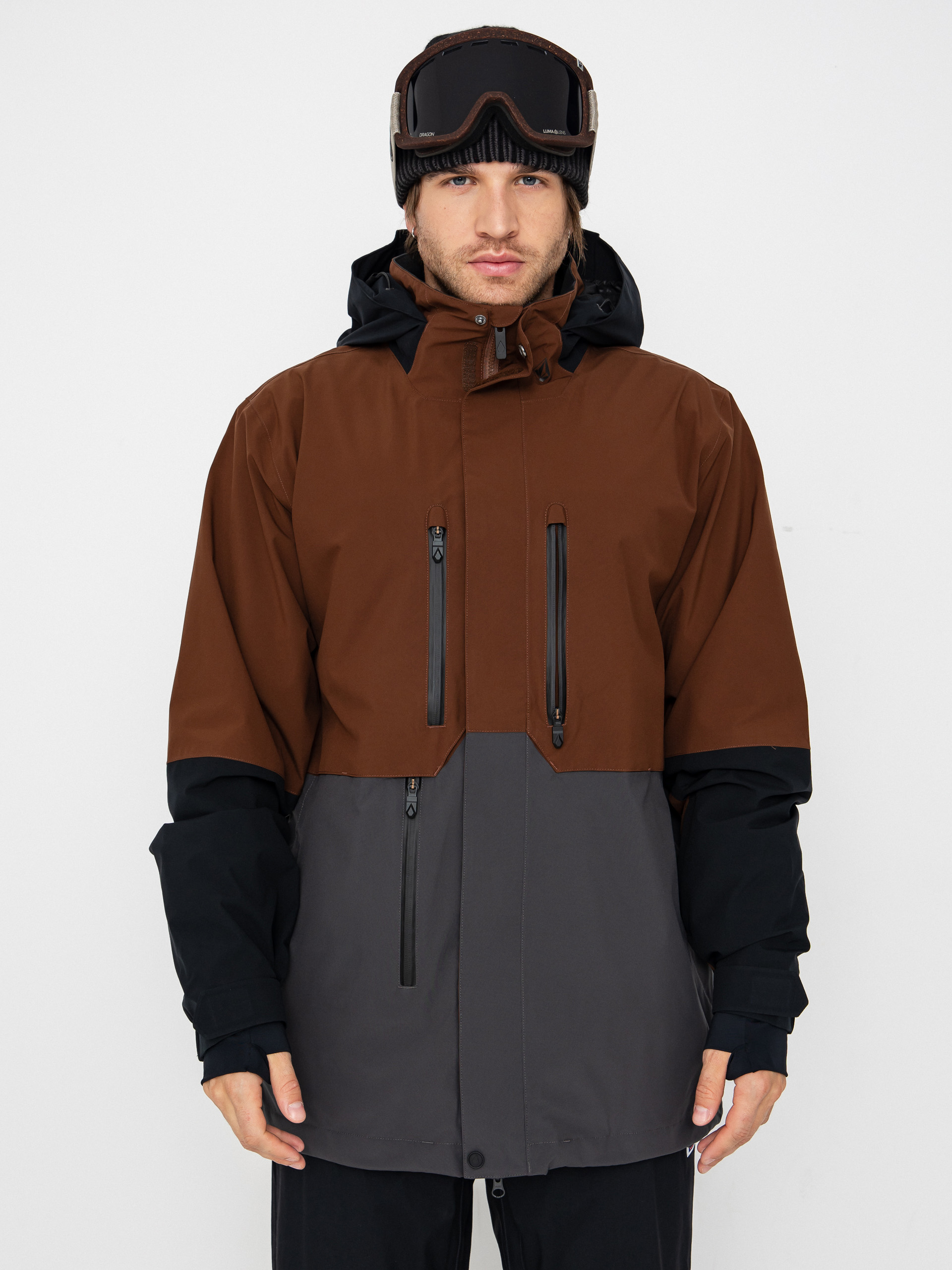 Volcom Snowboard jacket Rnge Stretch 30K (brown)