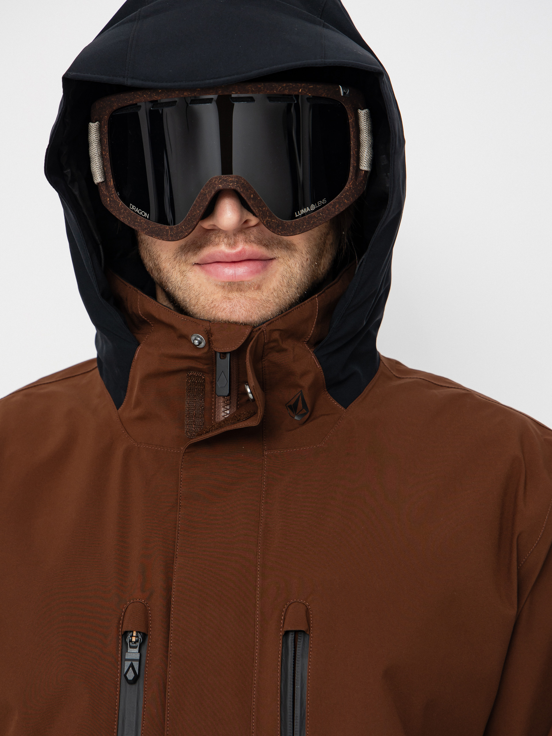 Herren Volcom Snowboard Jacke Rnge Stretch 30K (brown)