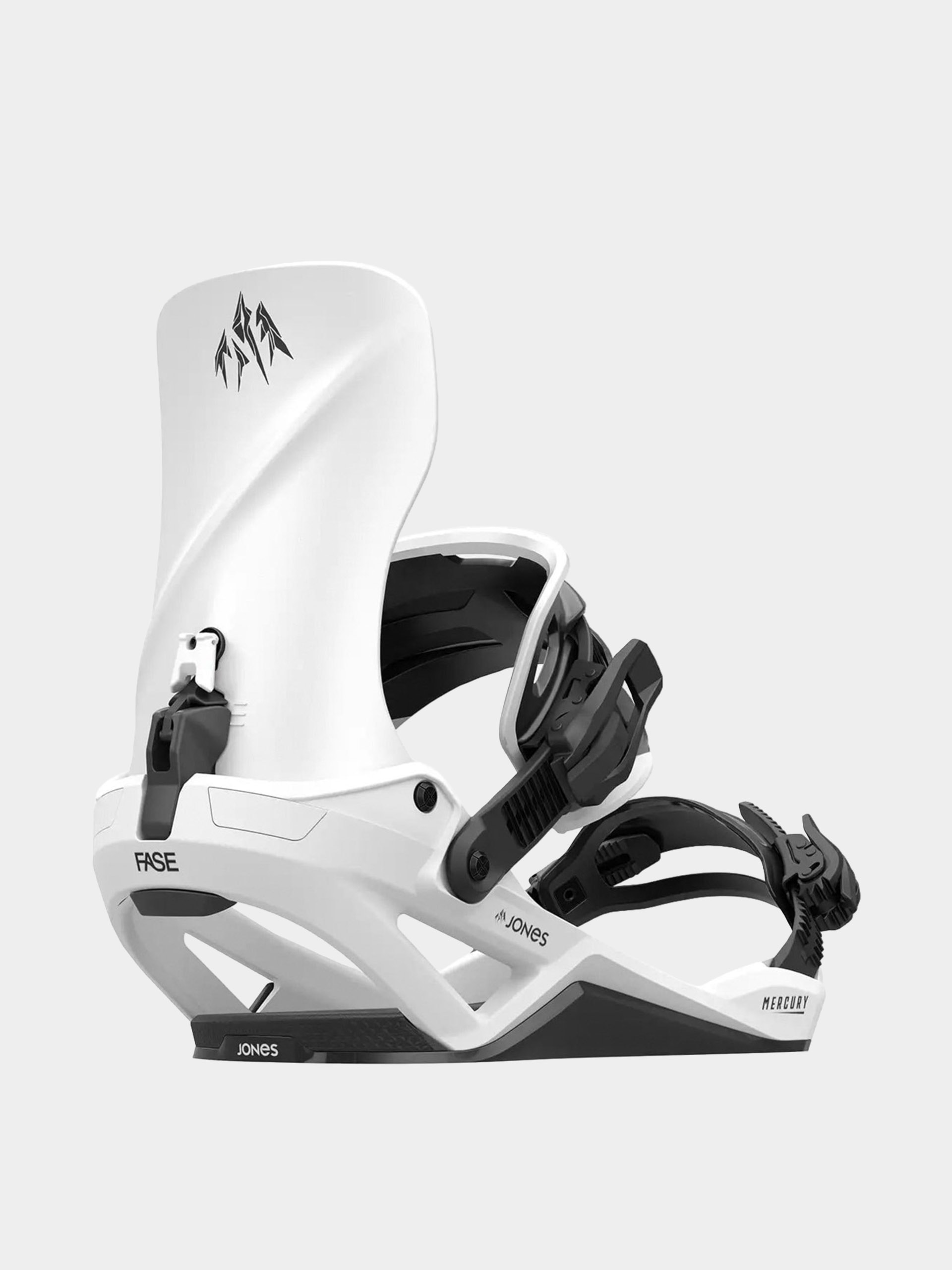 Mens Jones Snowboards Snowboard bindings Mercury Fase (cloud white)