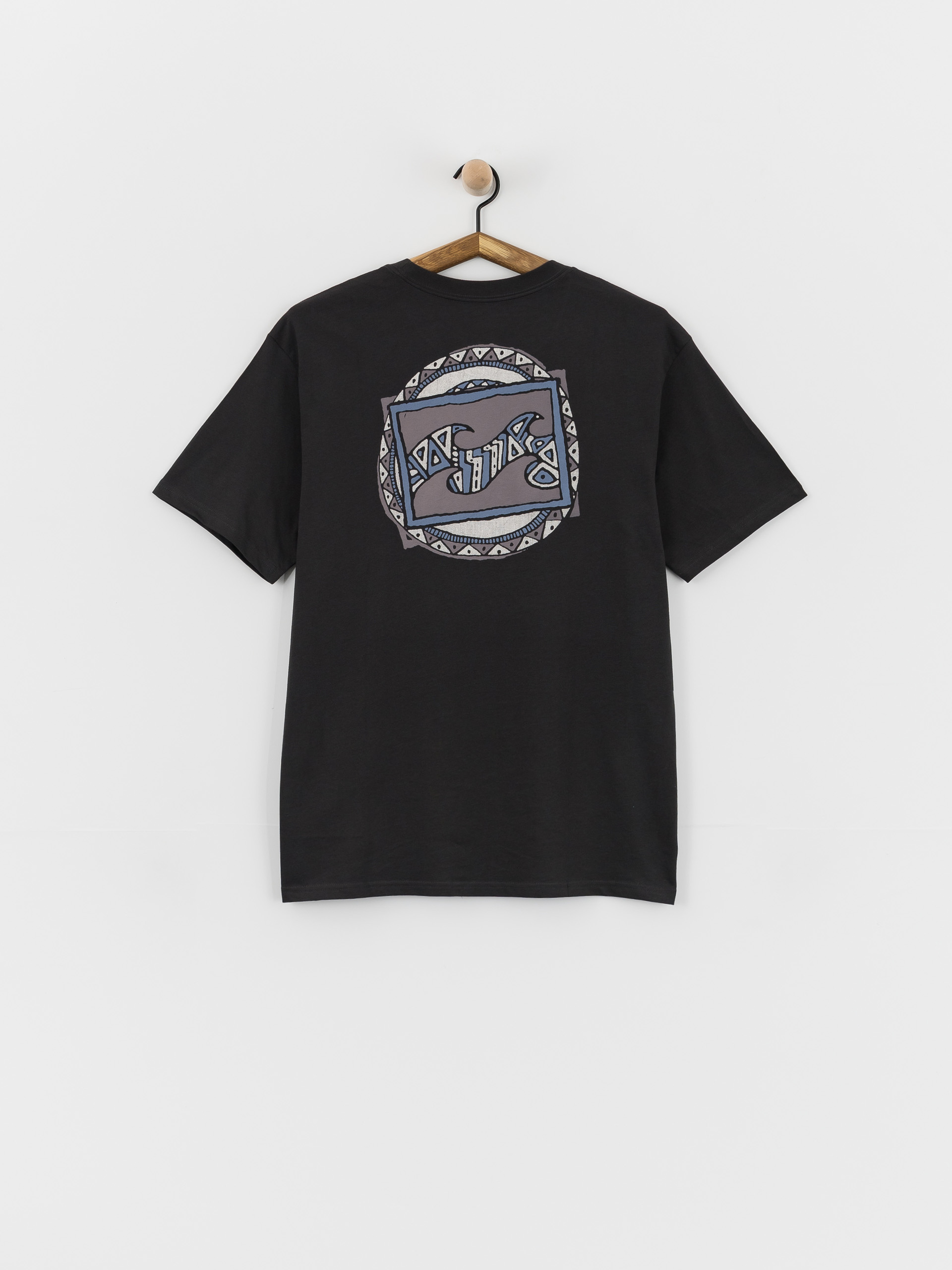 Billabong T-Shirt Crayon Wave (washed black)