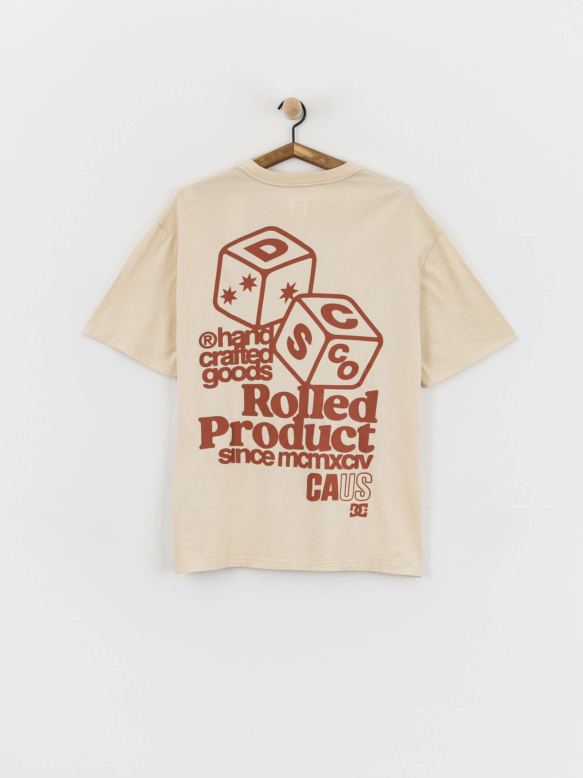 DC T-Shirt High Rollin (oatmeal)